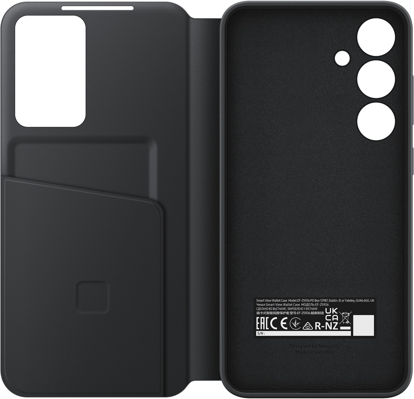 Samsung Ef-Zs926Cbegww Samsung Smart View Wallet Case Galaxy S24+ 5G Black