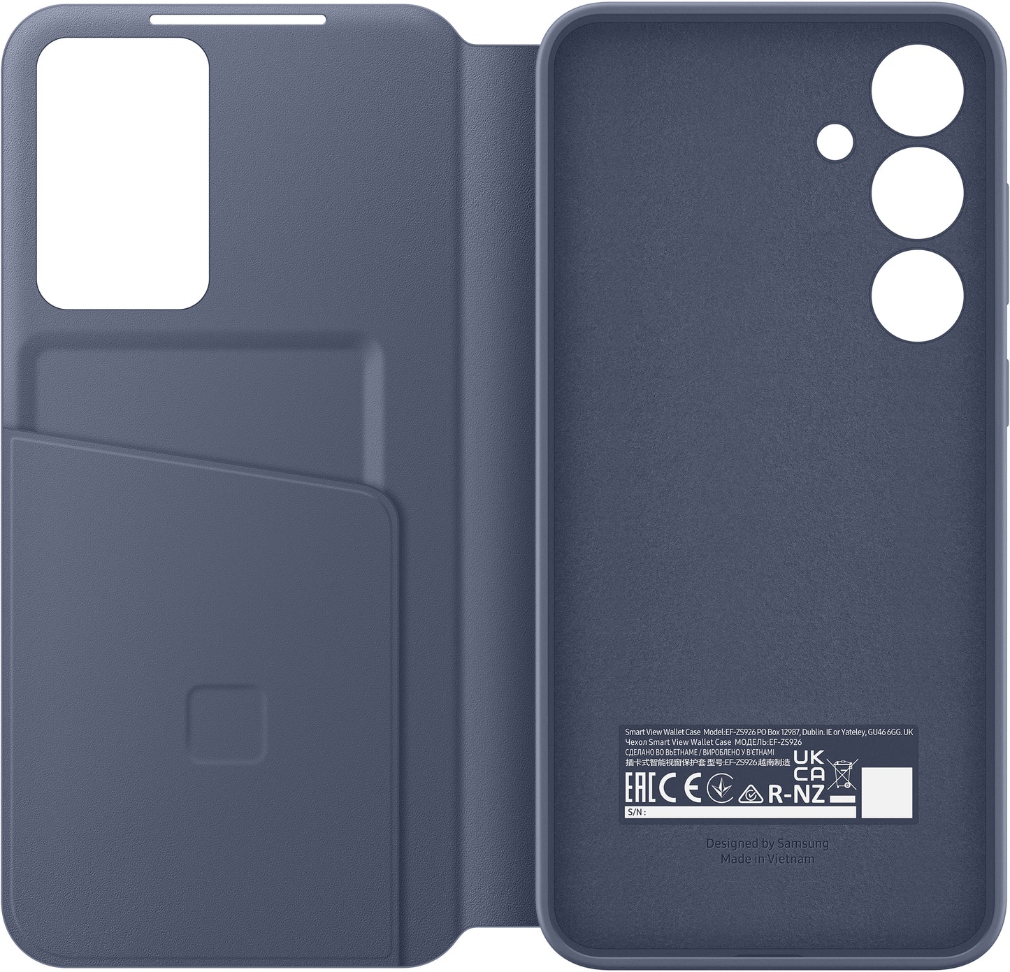 Samsung Ef-Zs926Cvegww Samsung Smart View Wallet Case Galaxy S24+ 5G Violet