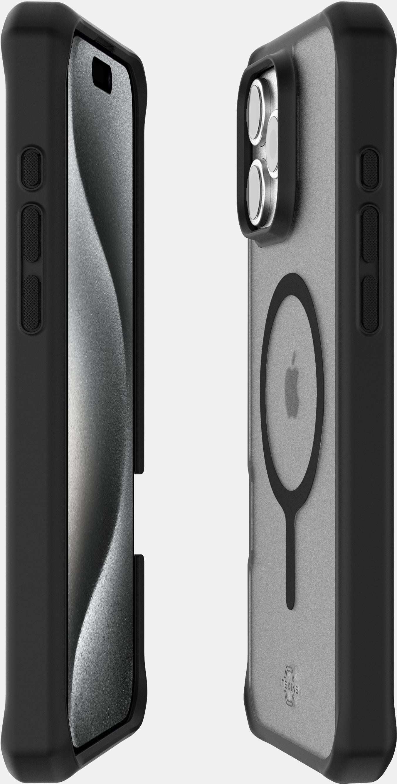 Itskins Level 2 Hybridmagfrost_R For Apple Iphone 16 Pro Max Black
