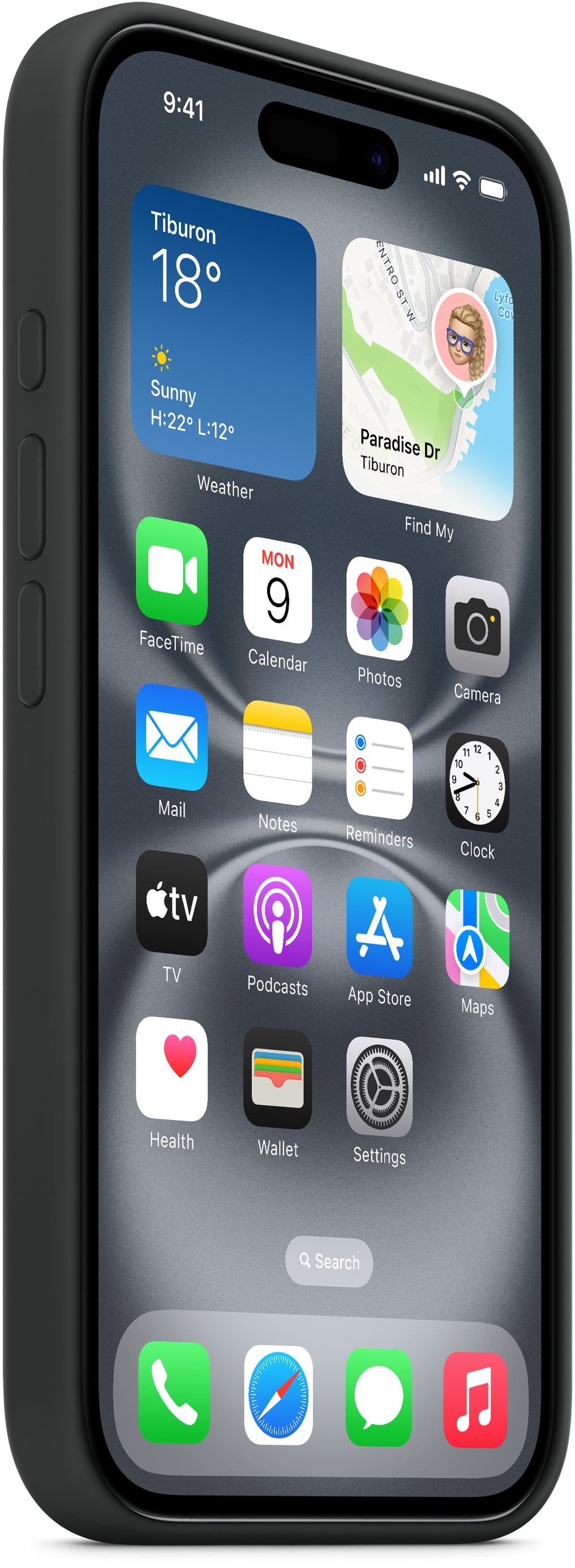 Apple Myy13Zm/A Apple Silicone Case With Magsafe Iphone 16 Black