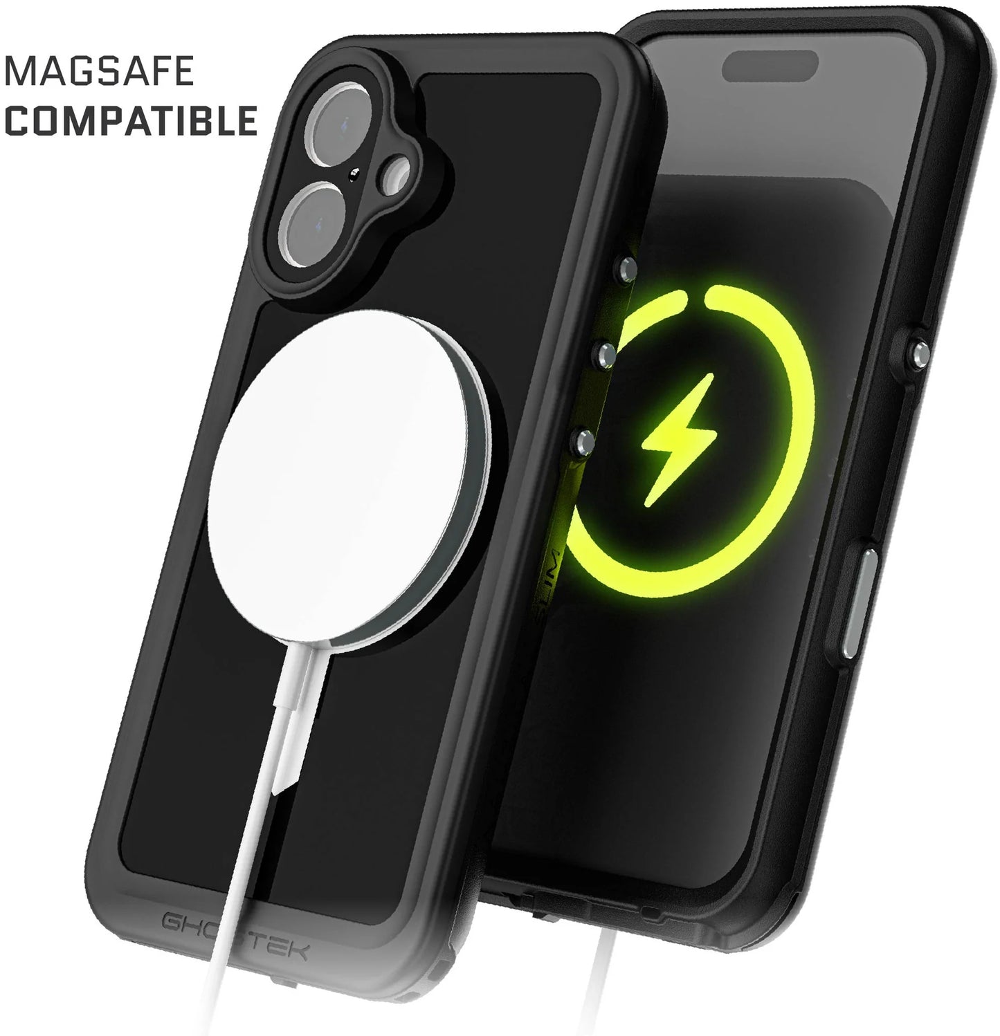 Ghostek Nautical Slim Waterproof Magsafe Case Apple Iphone 16 Black