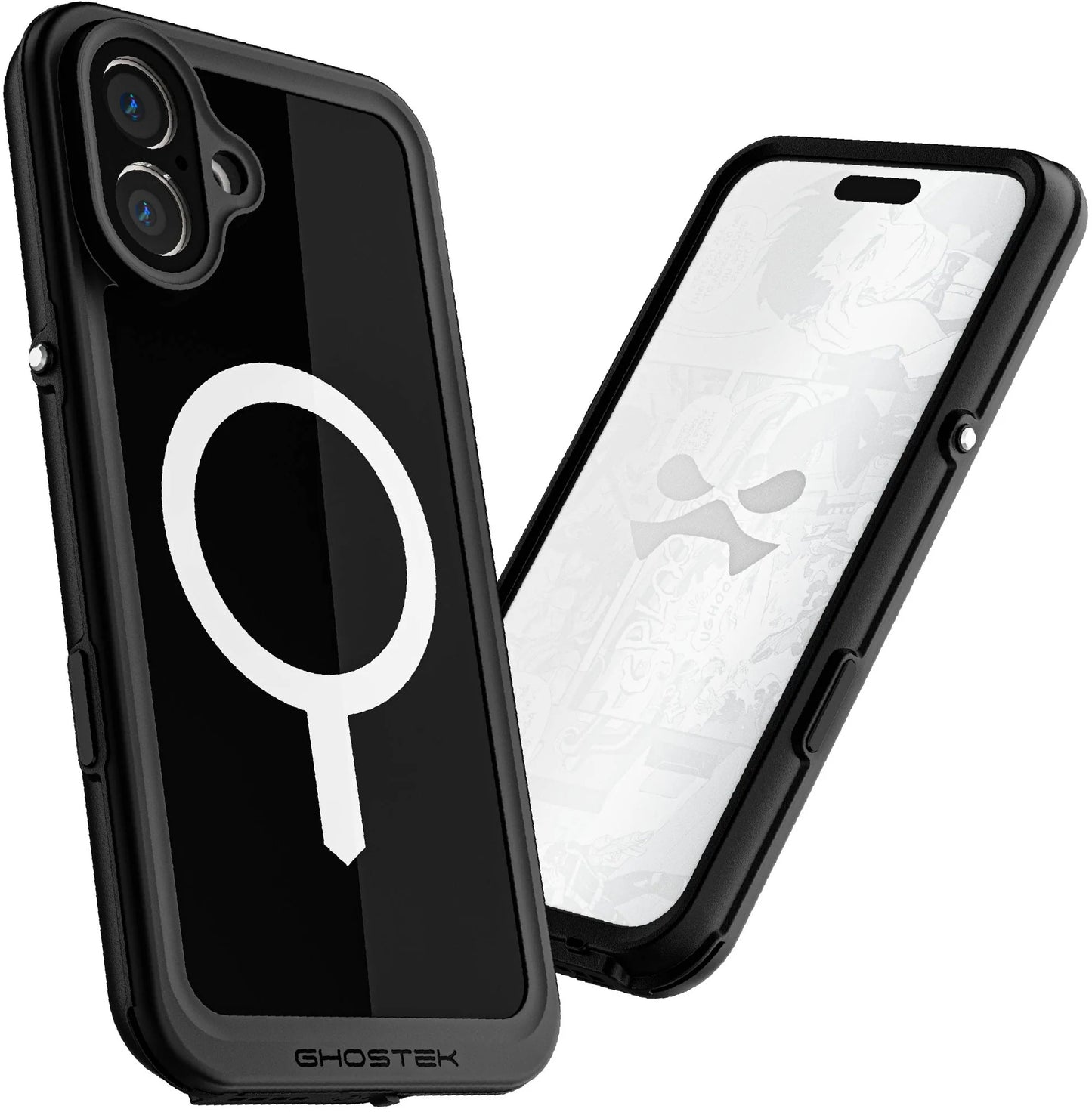 Ghostek Nautical Slim Waterproof Magsafe Case Apple Iphone 16 Plus Black
