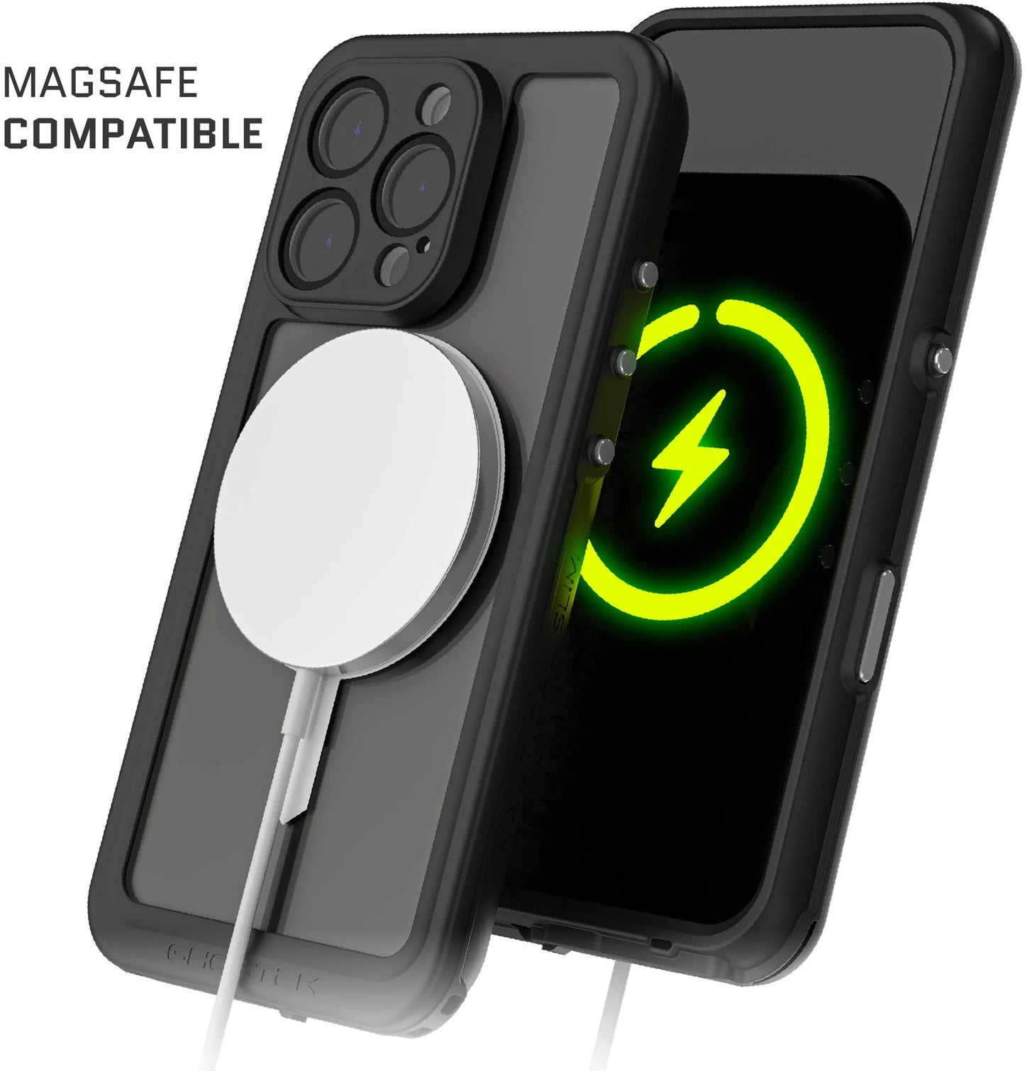 Ghostek Nautical Slim Waterproof Magsafe Case Apple Iphone 16 Pro Clear