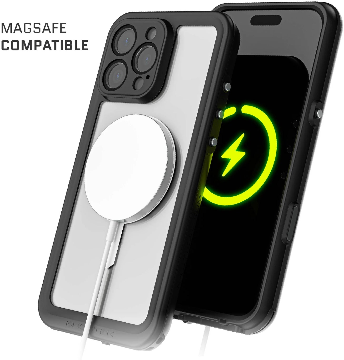 Ghostek Nautical Slim Waterproof Magsafe Case Apple Iphone 16 Pro Max Clear