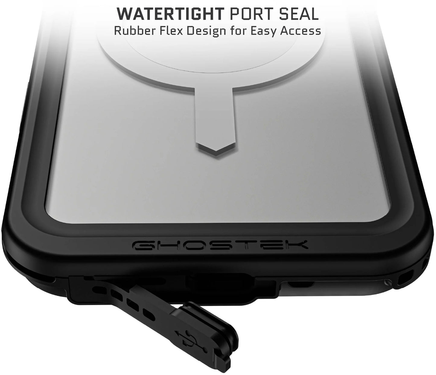 Ghostek Nautical Slim Waterproof Magsafe Case Apple Iphone 16 Pro Max Clear