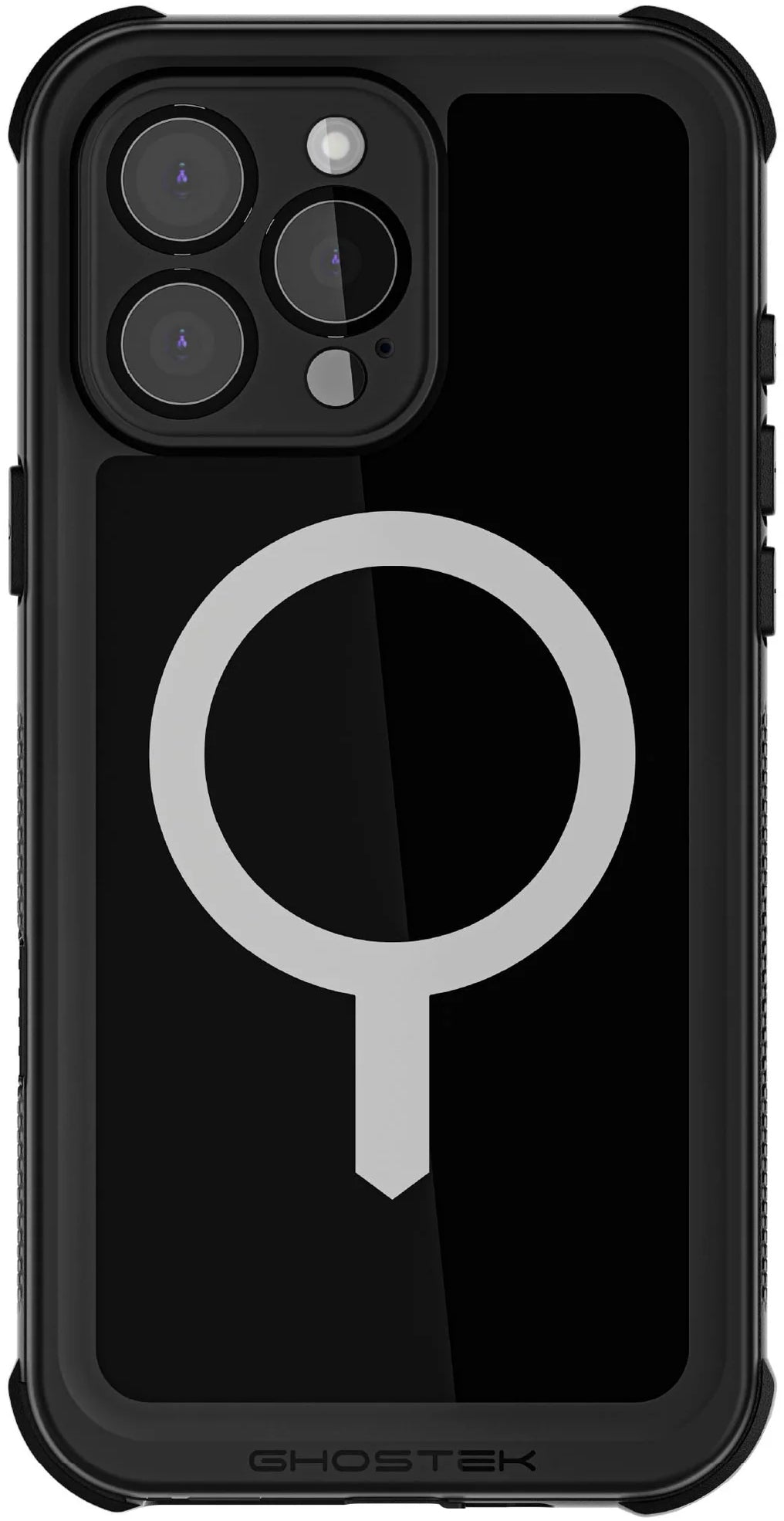 Ghostek Nautical Waterproof Magsafe Case + Belt Swivel Holster Apple Iphone 16 Pro Max Black