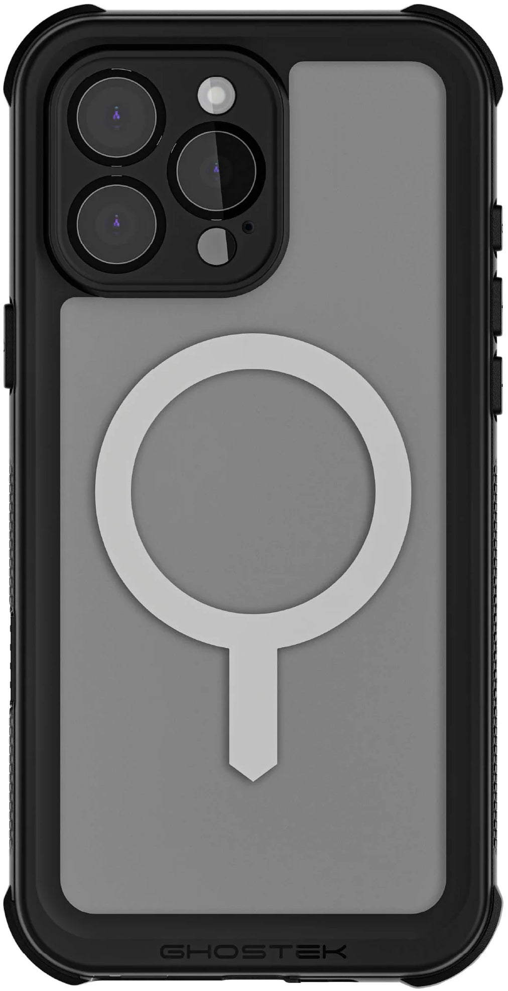 Ghostek Nautical Waterproof Magsafe Case + Belt Swivel Holster Apple Iphone 16 Pro Max Clear