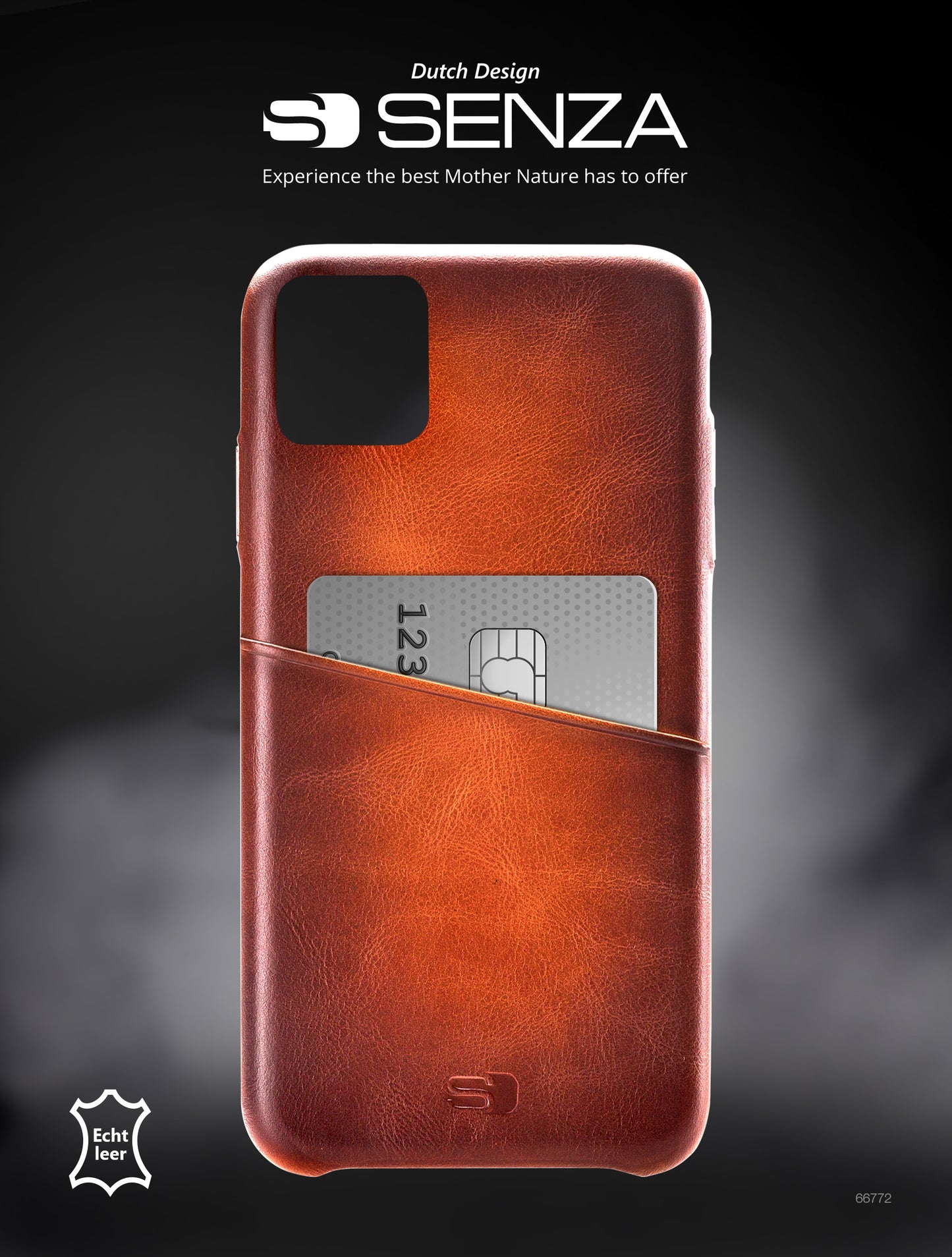 Senza Pos Forex Product Signing 20X15Cm Incl. Magneet Senza Wallet/Cover Burned Cognac