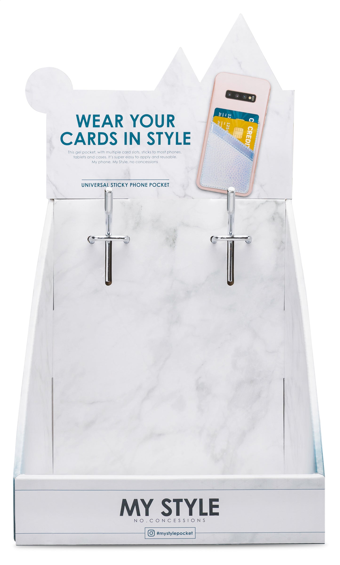 My Style Pos Counter Display My Style Pockets Incl. 2 Metal Hooks