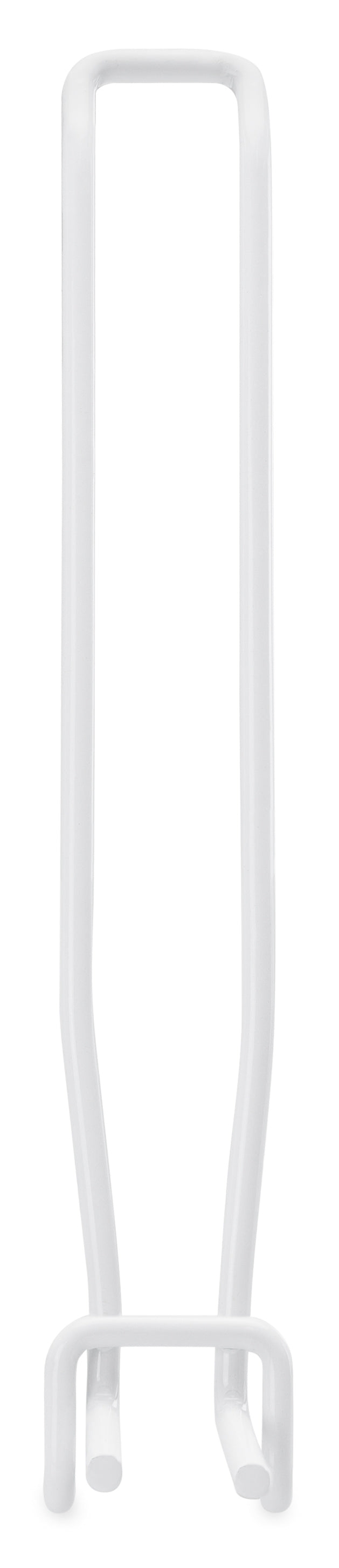 Universeel Pos Perfowand-Dubbelhaak Met Draadbrug Wit 17.5Cm X 2.5Cm (10X)