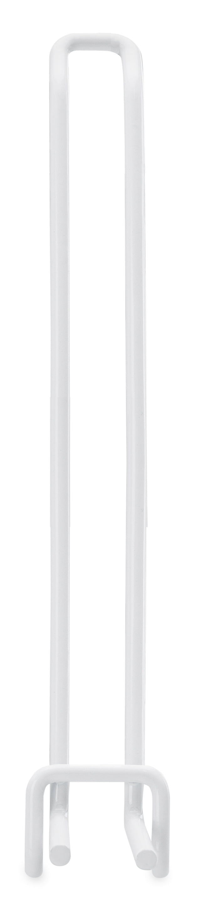 Universeel Pos Perfowand-Dubbelhaak Met Draadbrug Wit 15.5Cm X 2Cm (10X)