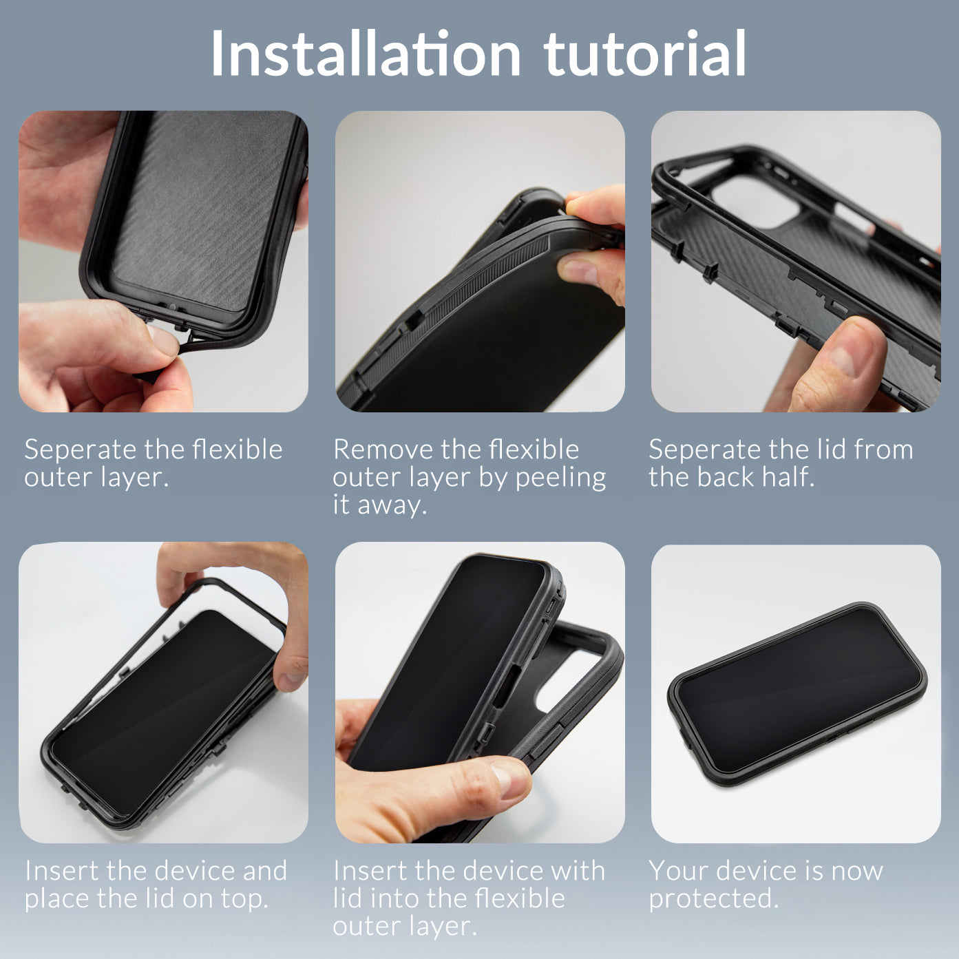 Mobilize Defender Case Samsung Galaxy S24 Fe Black