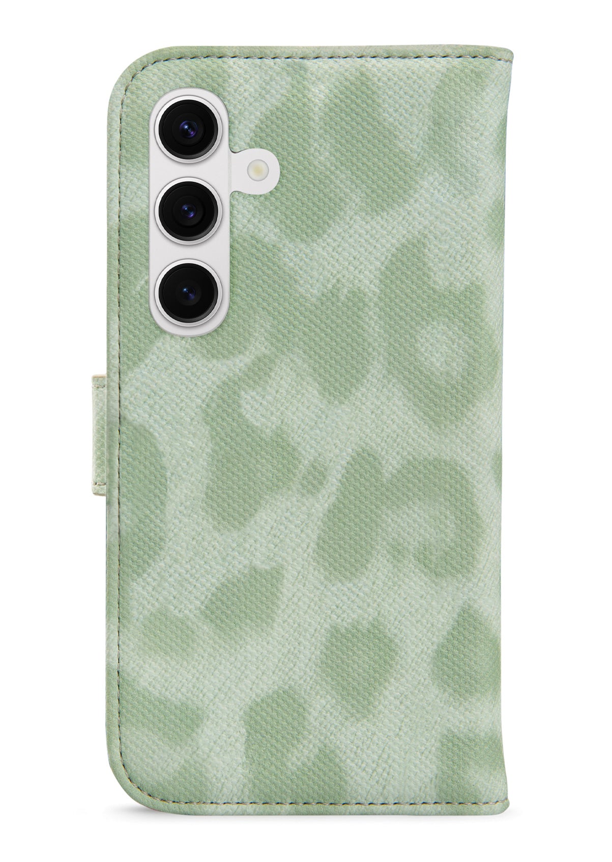 My Style Flex Wallet For Samsung Galaxy S24 Fe Green Leopard