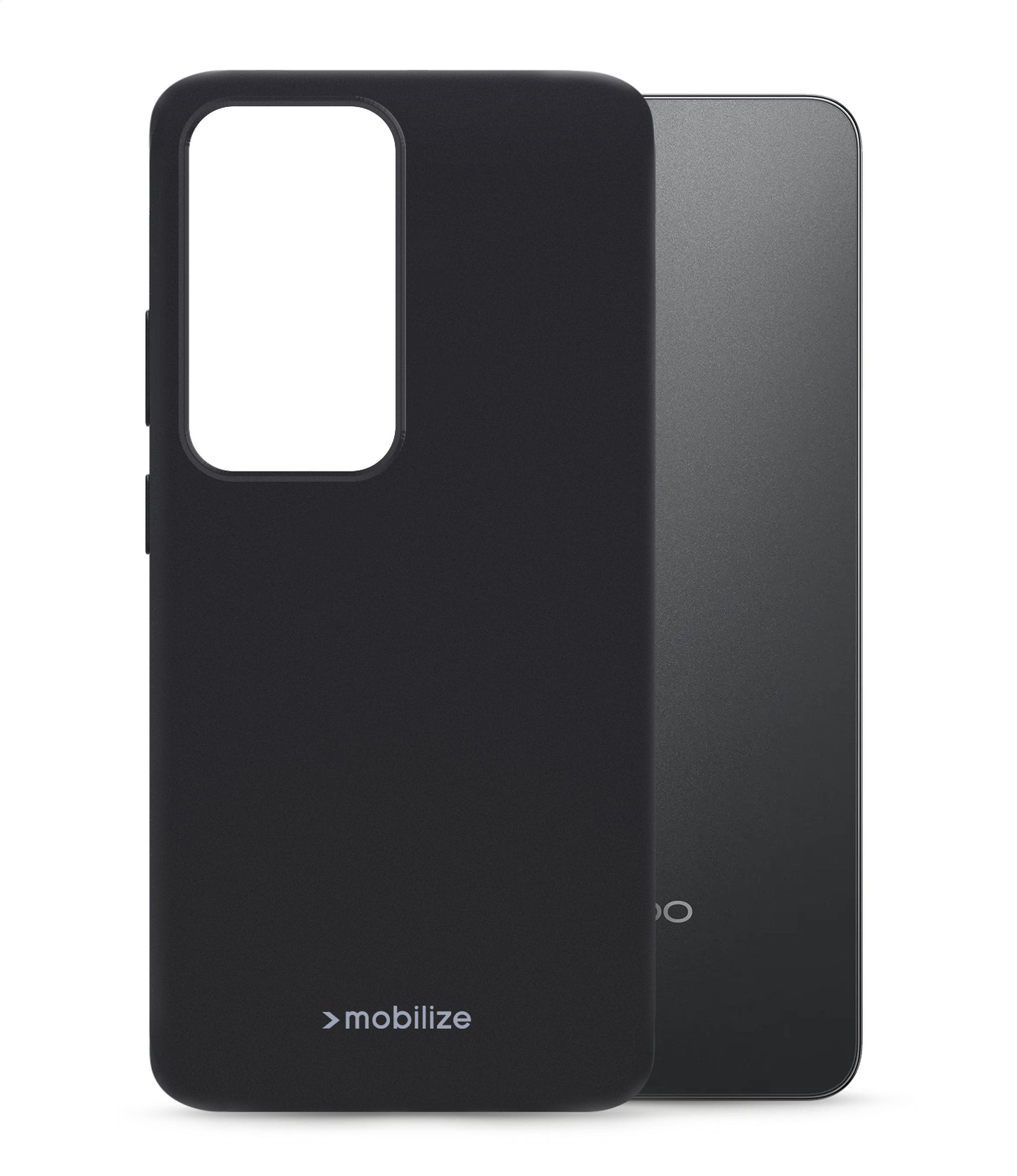 Mobilize Rubber Gelly Case Oppo A80 5G Matt Black