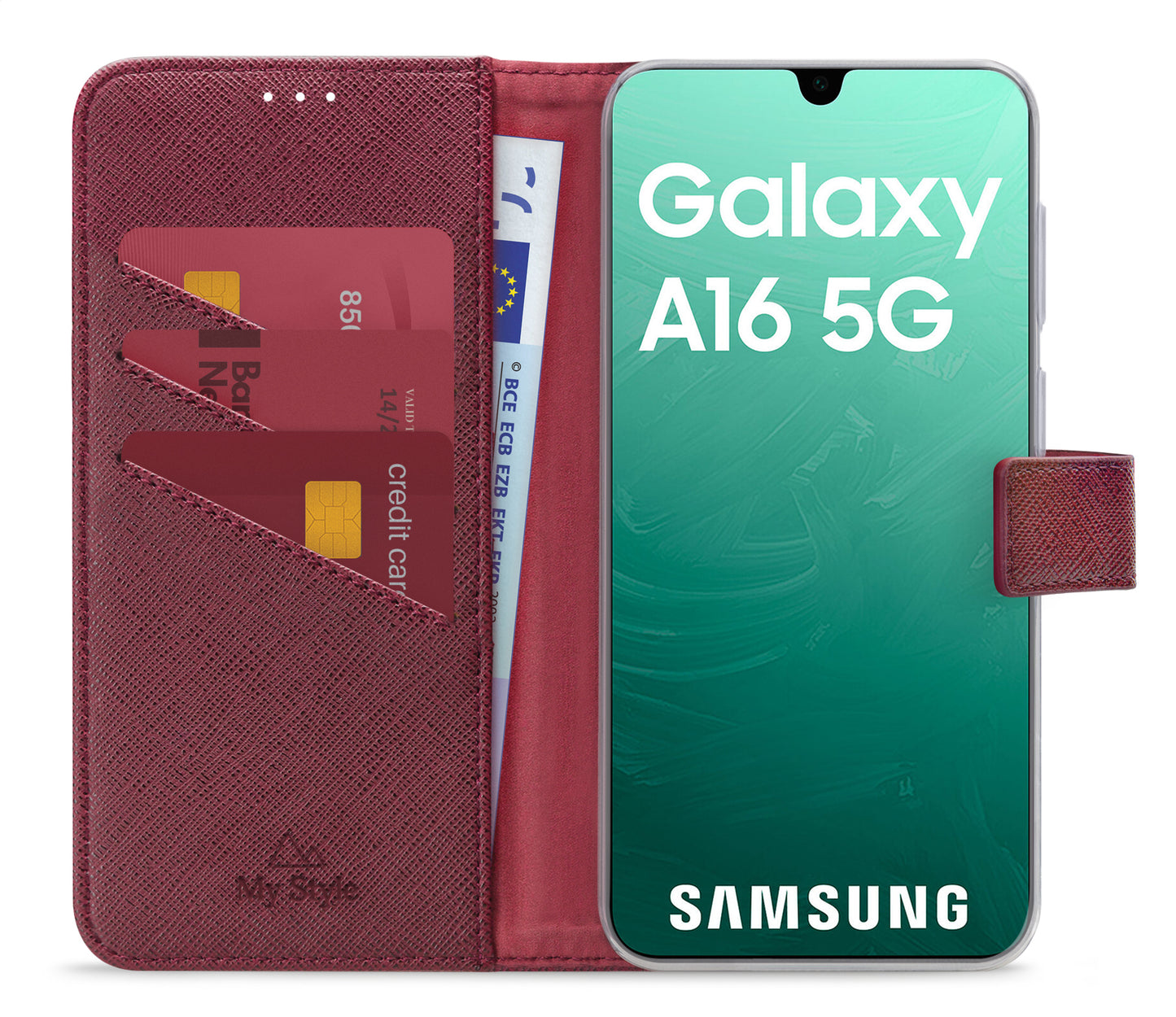 My Style Flex Wallet For Samsung Galaxy A16 4G/5G Bordeaux