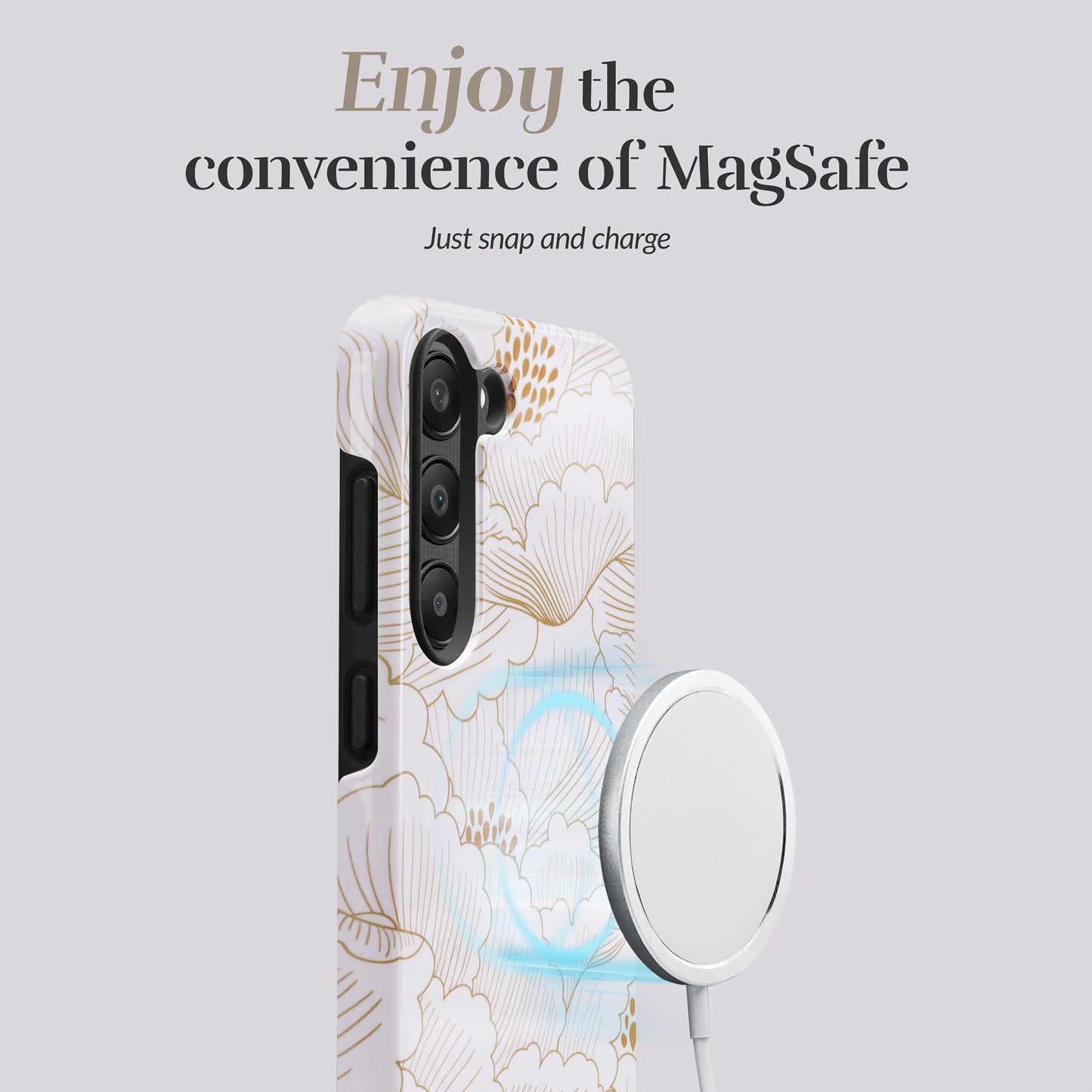 Mio By Mobilize Mio White Roses Magsafe Compatible For Samsung A16 4G/5G