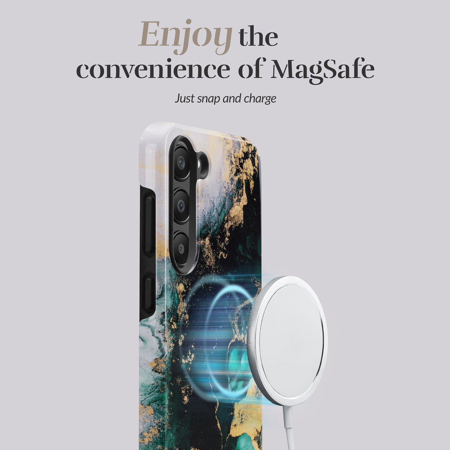 Mio By Mobilize Mio Green Marble Magsafe Compatible For Samsung A16 4G/5G