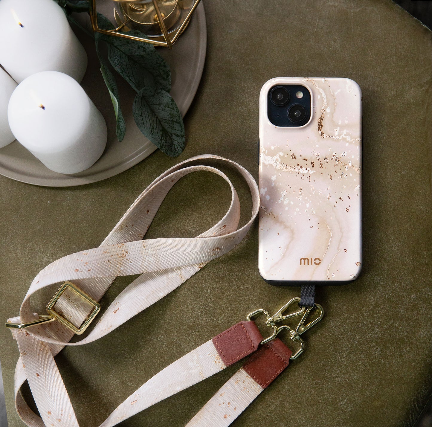 Mio By Mobilize Mio Gold Marble Magsafe Compatible For Samsung A16 4G/5G