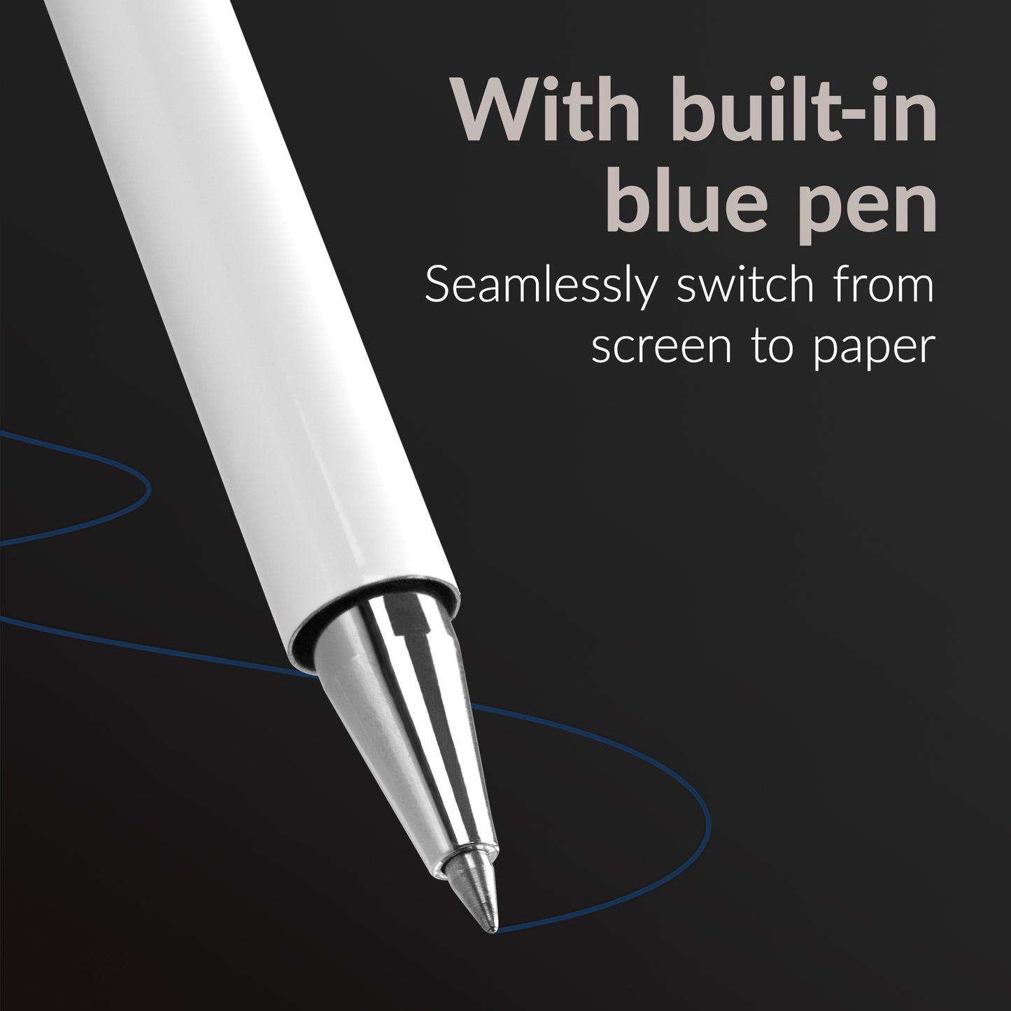 Mobilize High Sensitive 2In1 Capacitive Stylus Pen White