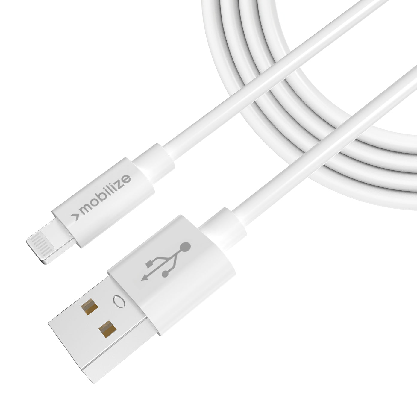 Mobilize Cable Usb To Apple Mfi Lightning 1M. 12W White