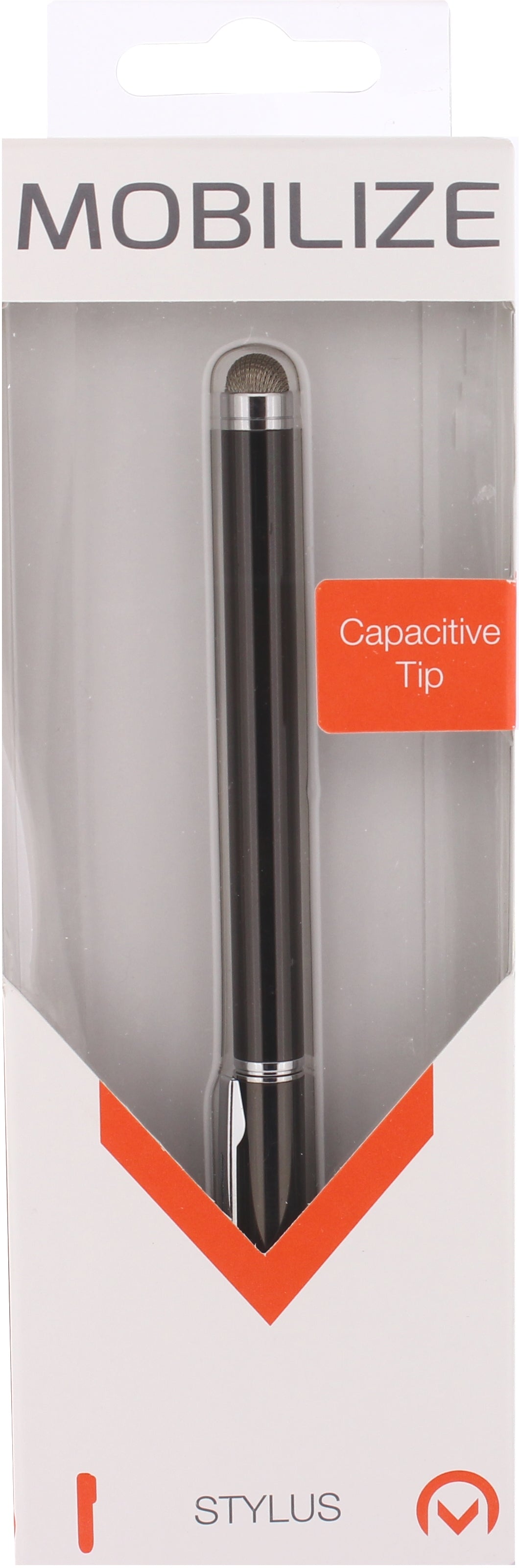 Mobilize Capacitive Stylus Pen 2-In-1 Metallic Black