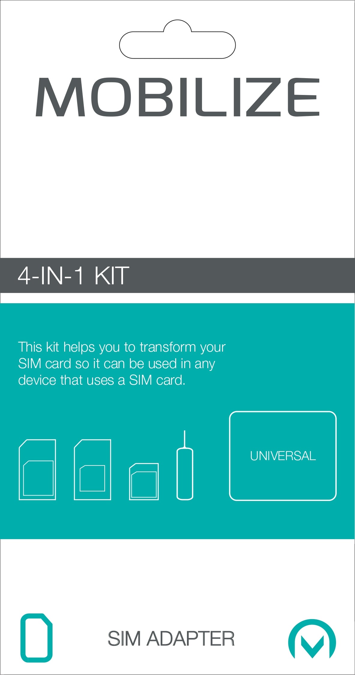 Mobilize Sim Adapter Kit 4-In-1