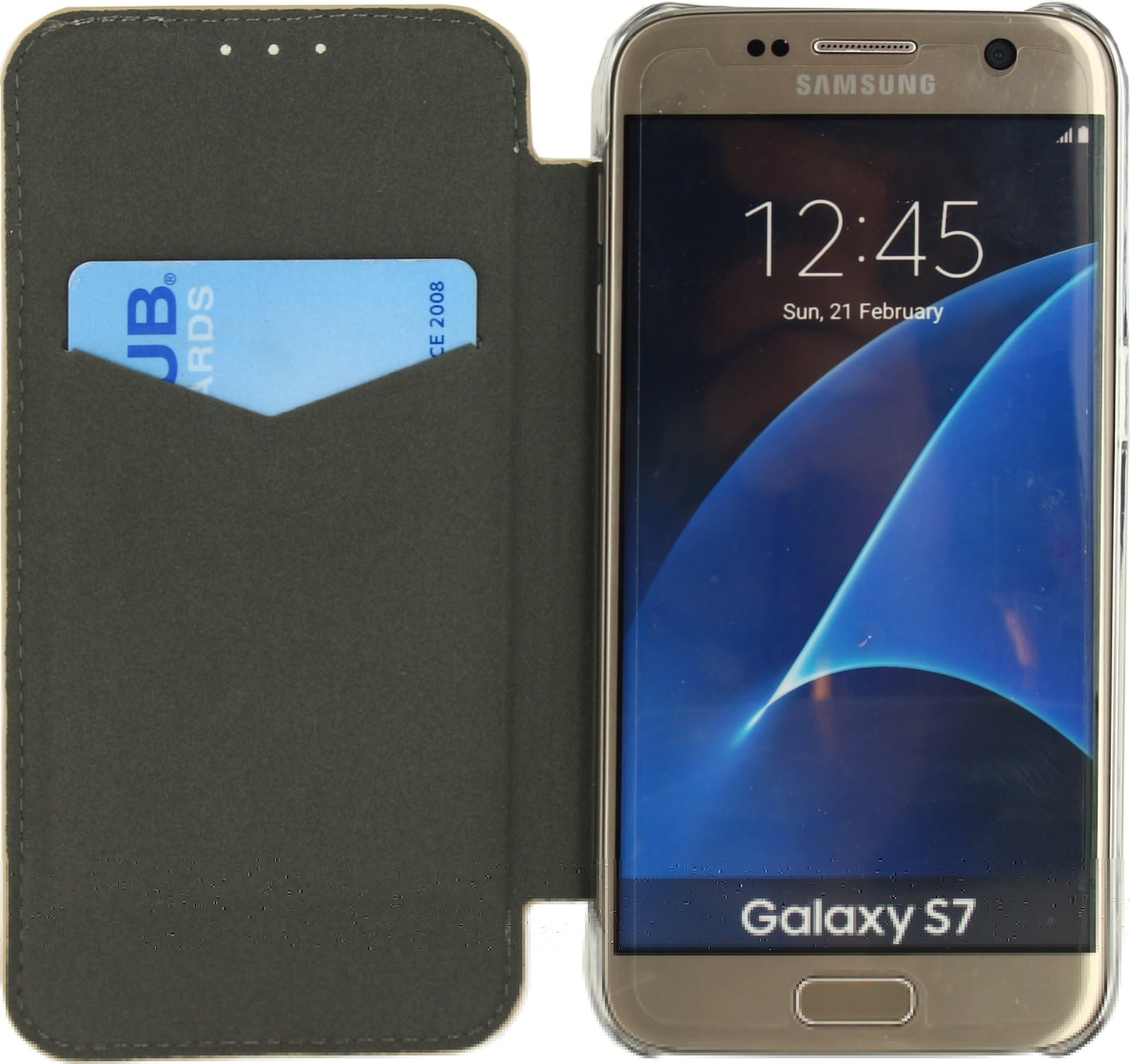Mobilize Slim Booklet Samsung Galaxy S7 Soft Snake Creamy Rose