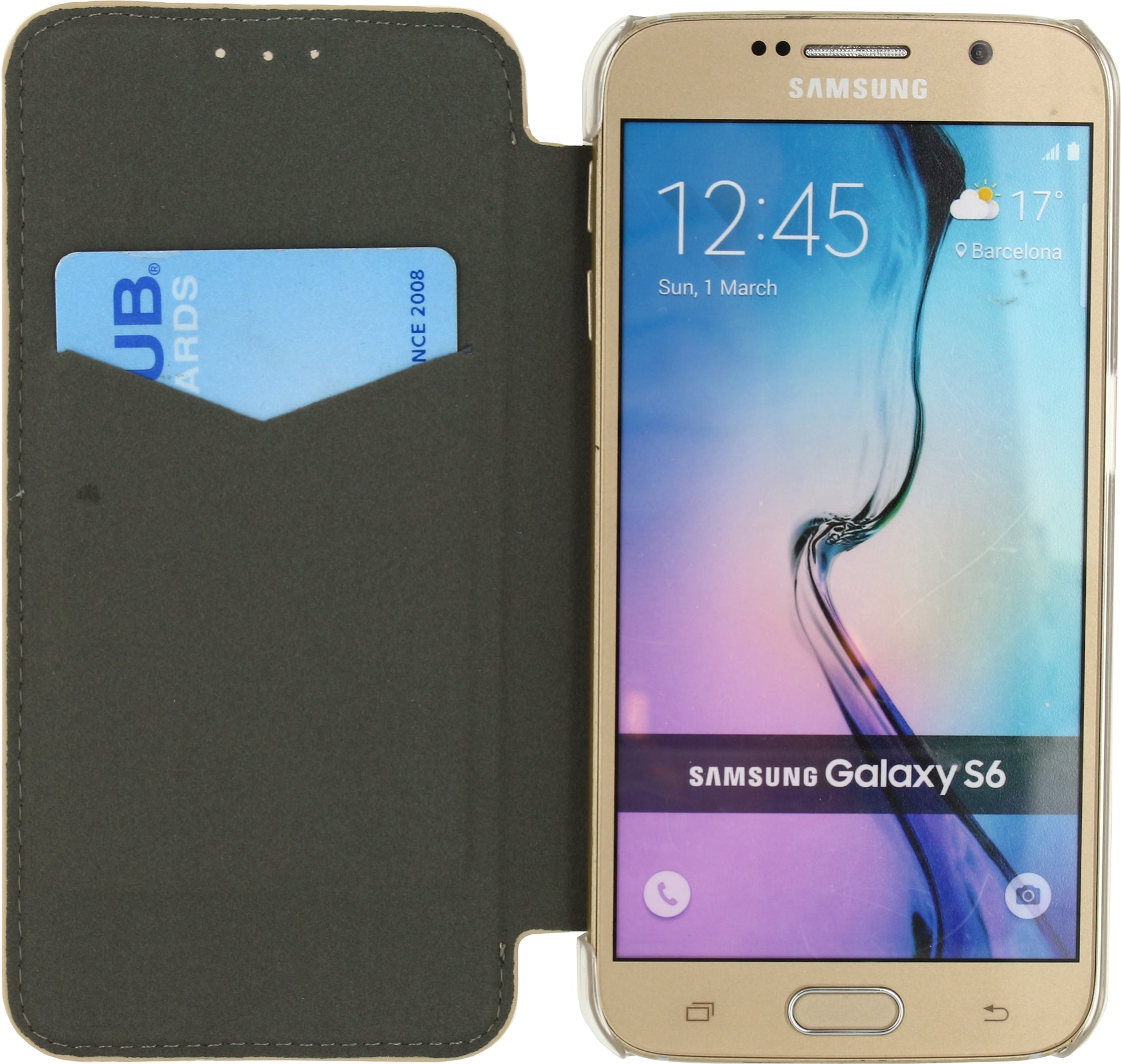 Mobilize Slim Booklet Samsung Galaxy S6 Soft Snake Creamy Rose