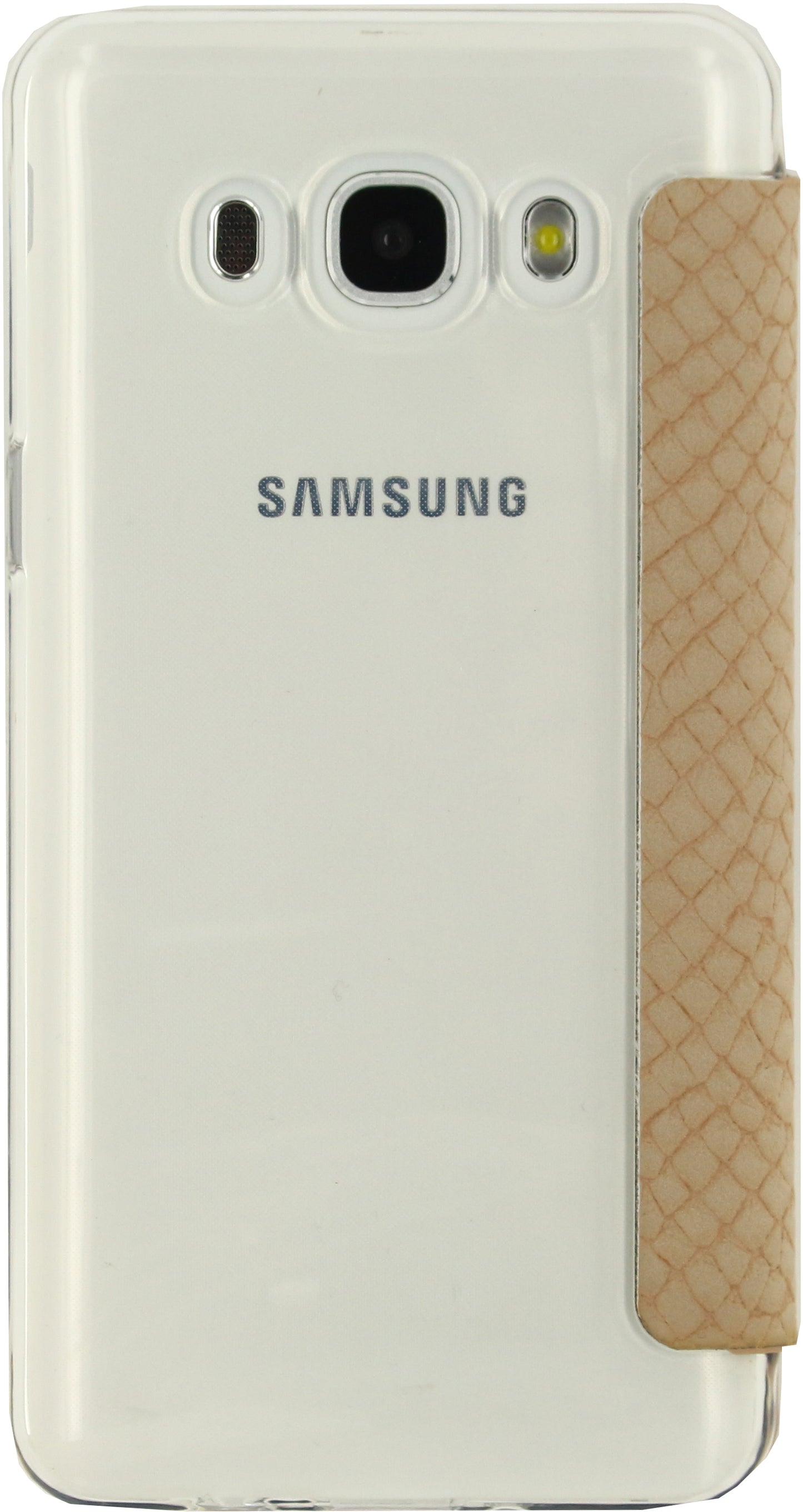 Mobilize Slim Gelly Booklet Samsung Galaxy J5 2016 Soft Snake Creamy Rose