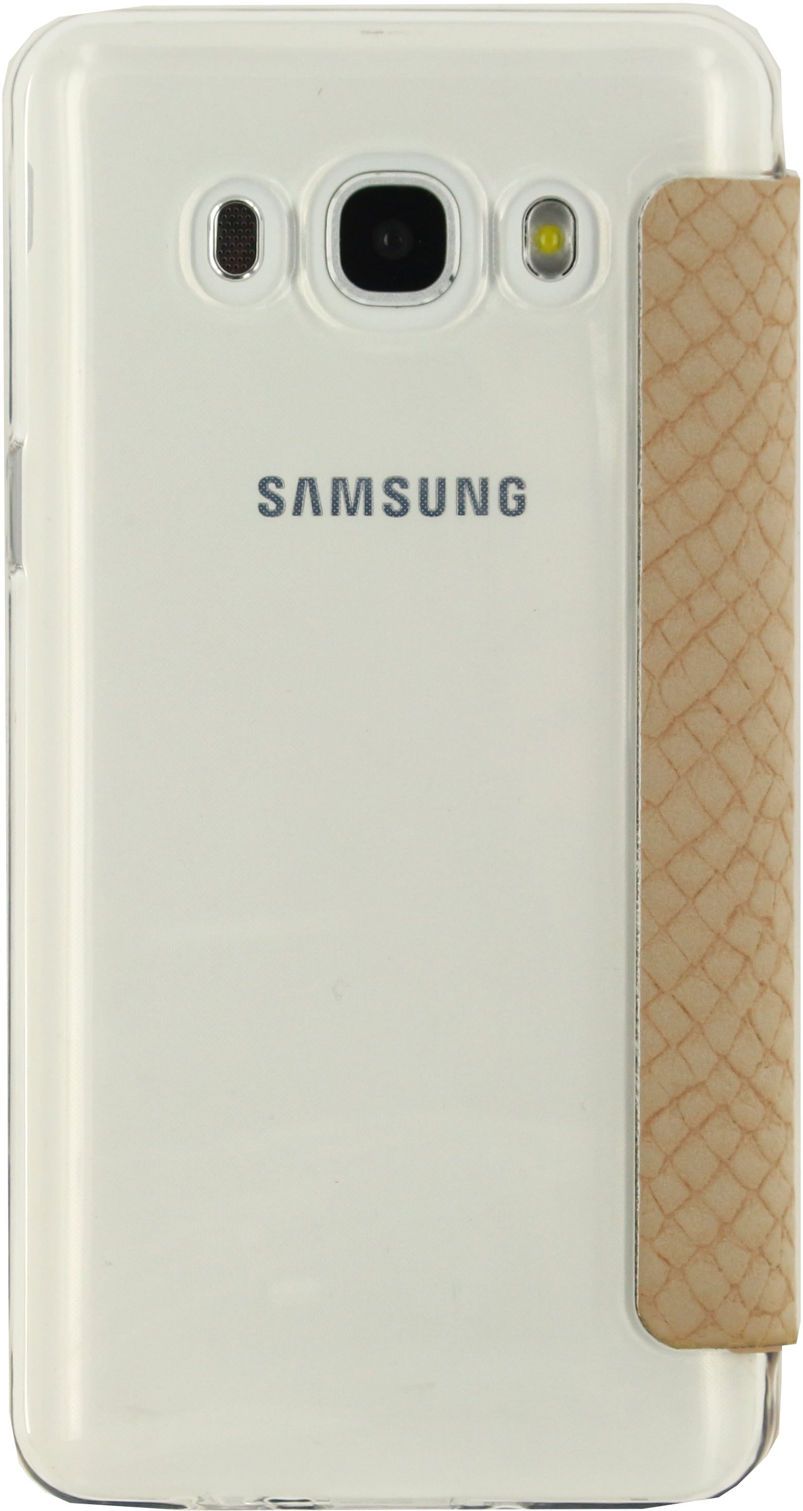 Mobilize Slim Gelly Booklet Samsung Galaxy J5 2016 Soft Snake Creamy Rose