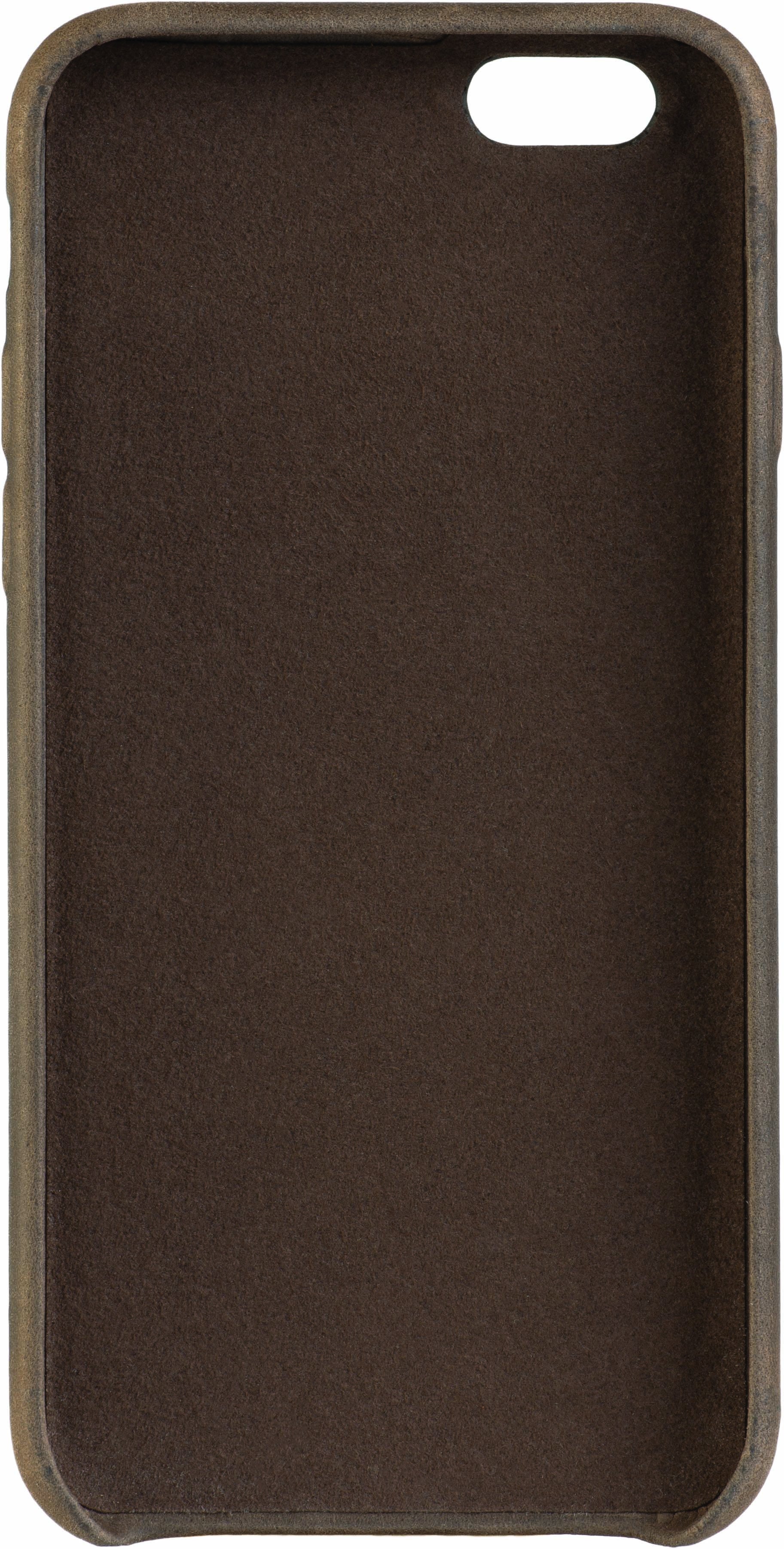 Senza Raw Leather Cover Apple Iphone 6/6S Chestnut Brown