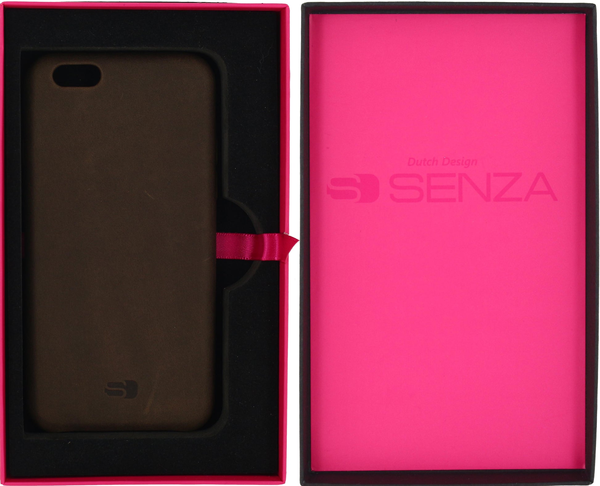 Senza Raw Leather Cover Apple Iphone 6/6S Chestnut Brown
