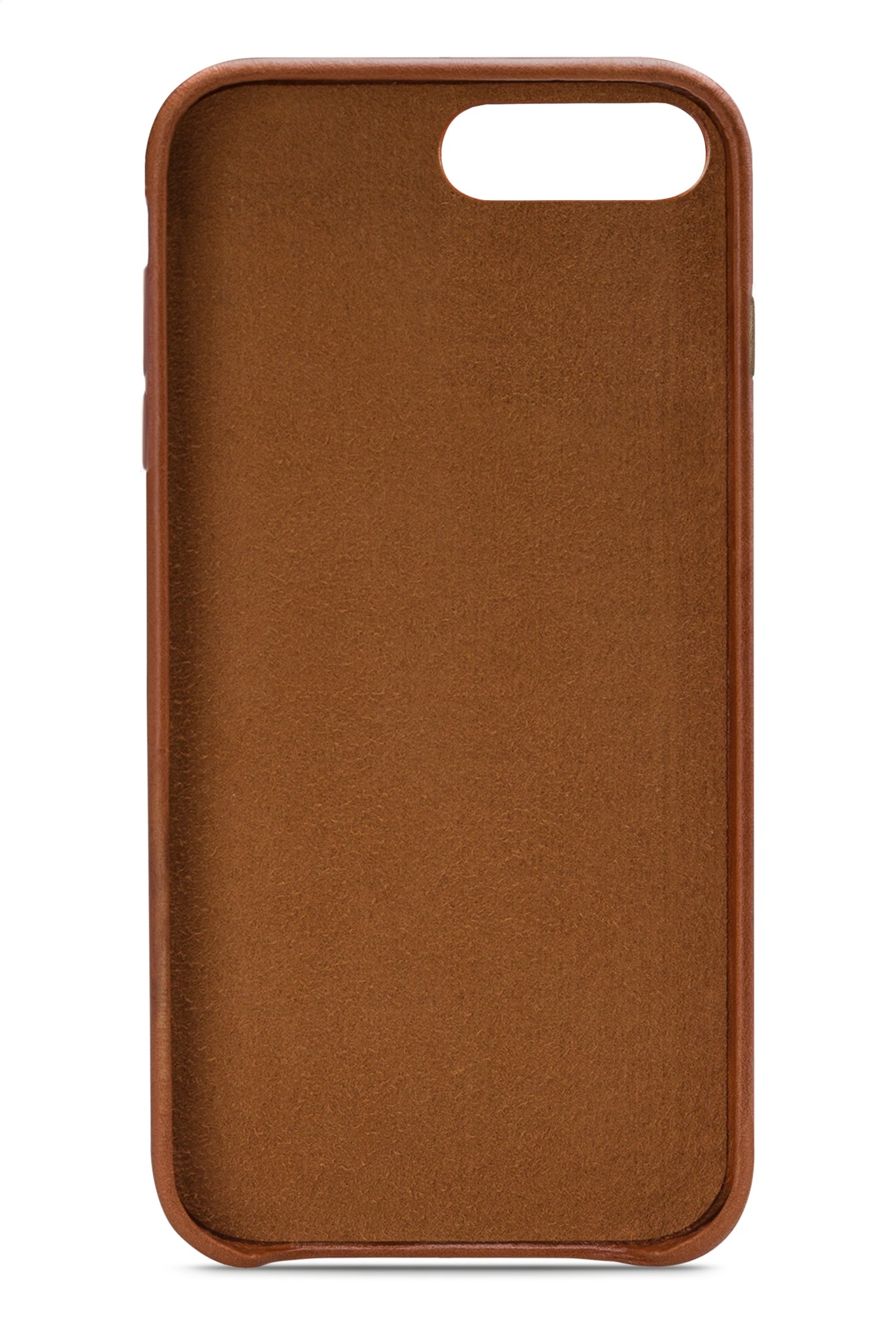 Senza Desire Leather Cover With Card Slot Apple Iphone 7 Plus/8 Plus Burned Cognac