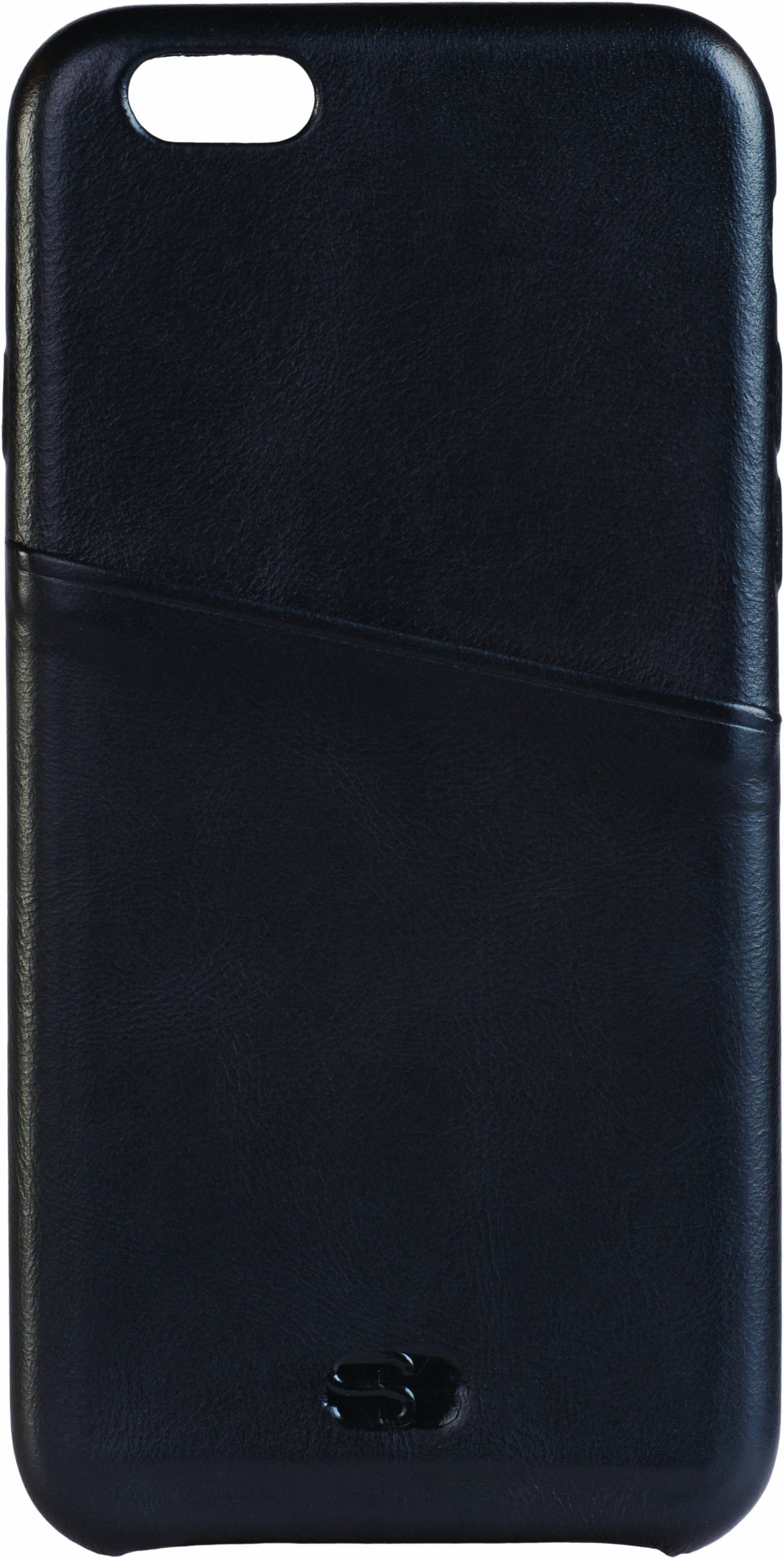 Senza Pure Leather Cover With Card Slot Apple Iphone 6/6S Deep Black