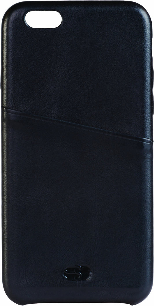 Senza Pure Leather Cover With Card Slot Apple Iphone 6/6S Deep Black