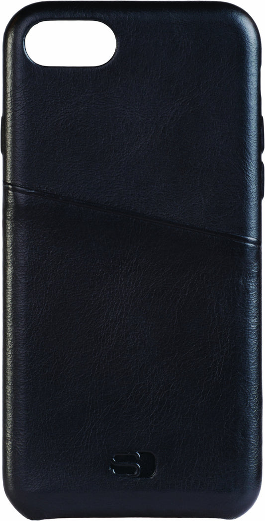 Senza Pure Leather Cover With Card Slot Apple Iphone 7/8/Se (2020/2022) Deep Black