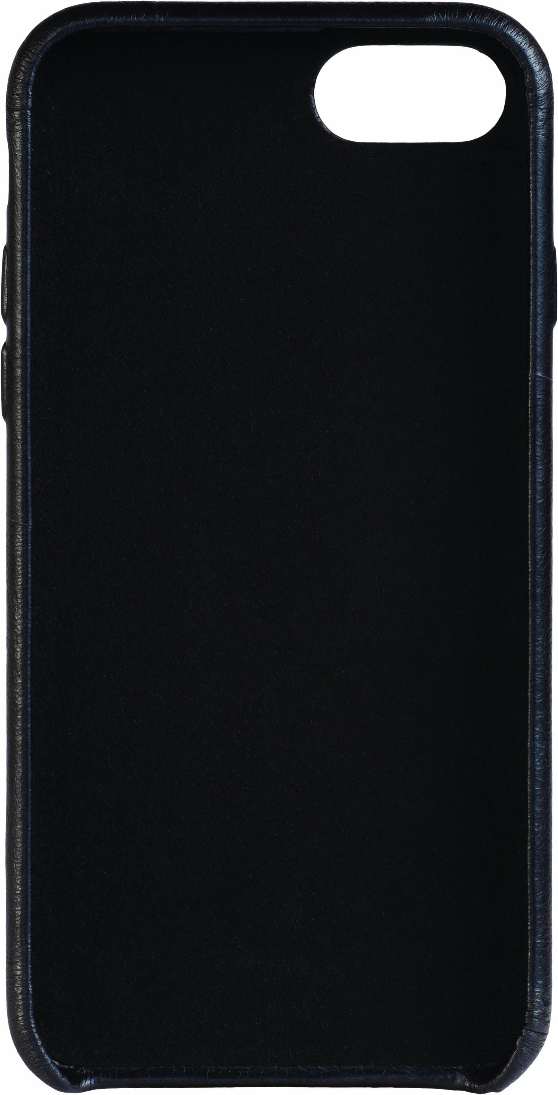 Senza Pure Leather Cover With Card Slot Apple Iphone 7/8/Se (2020/2022) Deep Black
