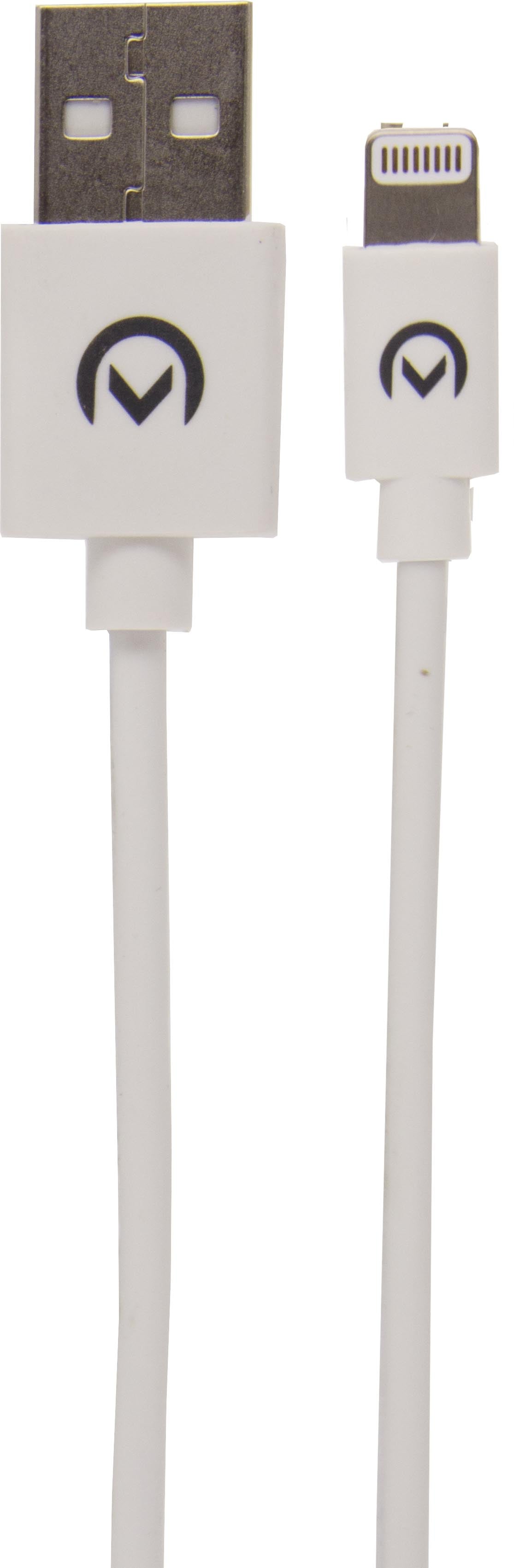 Mobilize Car Charger 2X Usb 24W + Usb To Apple Mfi Lighting Cable 1M. White