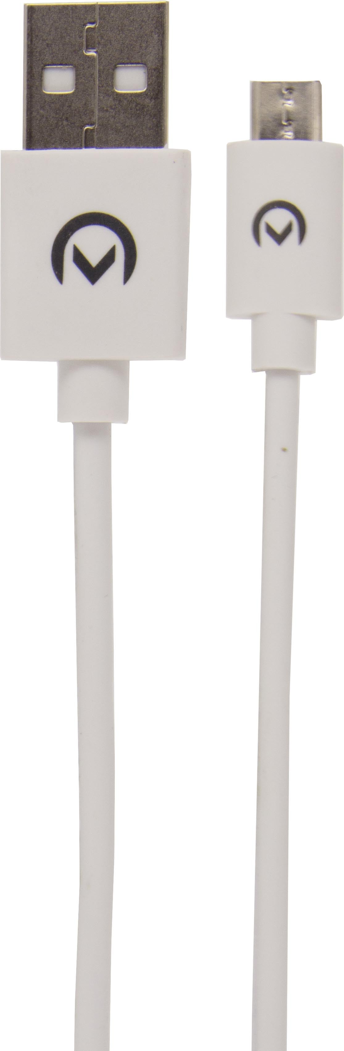 Mobilize Car Charger 2X Usb + Usb To Micro Usb Cable 12W 1M. White