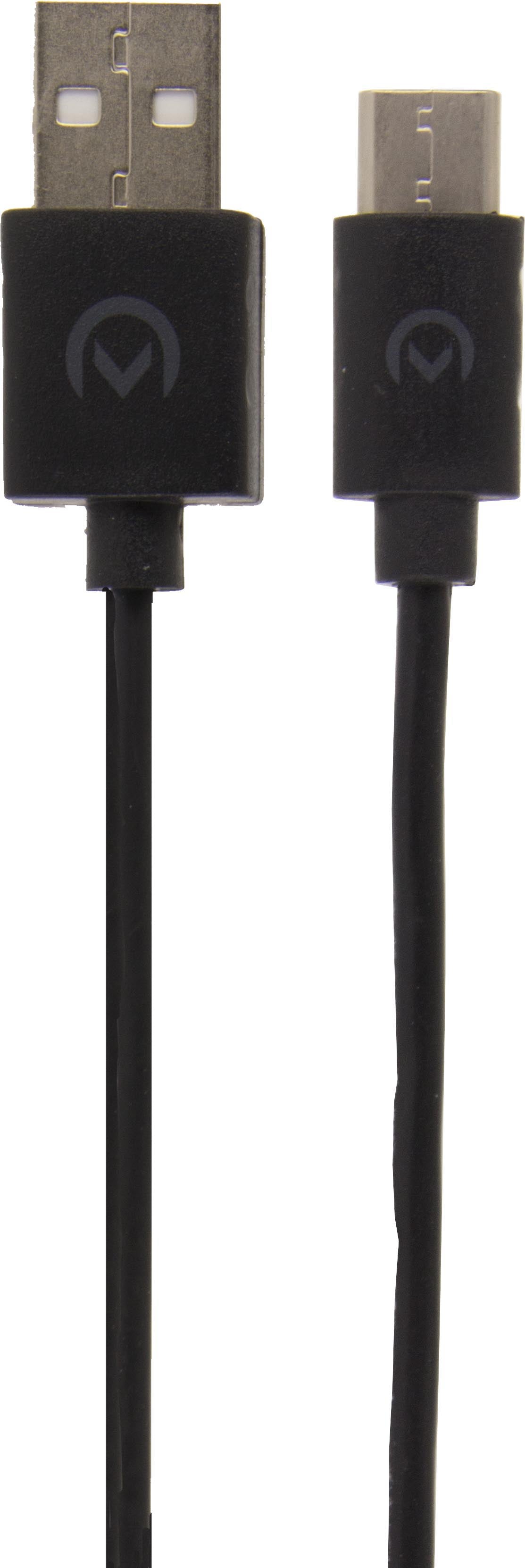 Mobilize Car Charger Dual Usb 2.4A 12W + 1M Usb-C Cable Black