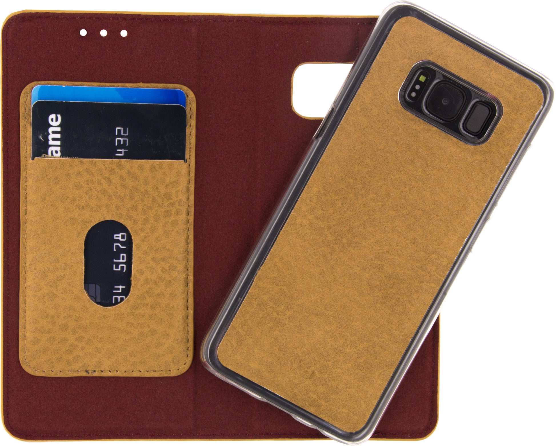 Mobilize Detachable Wallet Book Case Samsung Galaxy S8 Terracotta With Copper Closing