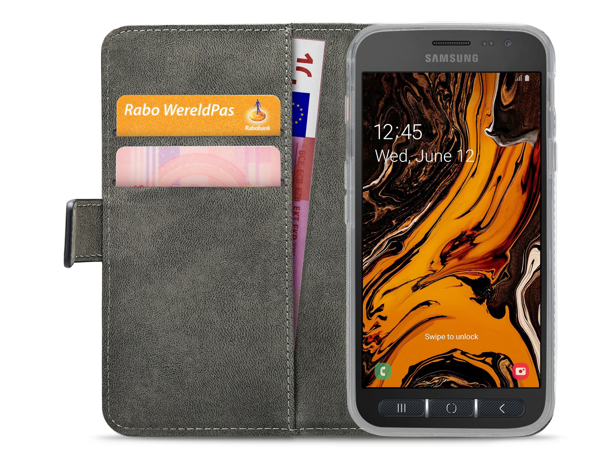 Mobilize Classic Gelly Wallet Book Case Samsung Galaxy Xcover 4/4S Black
