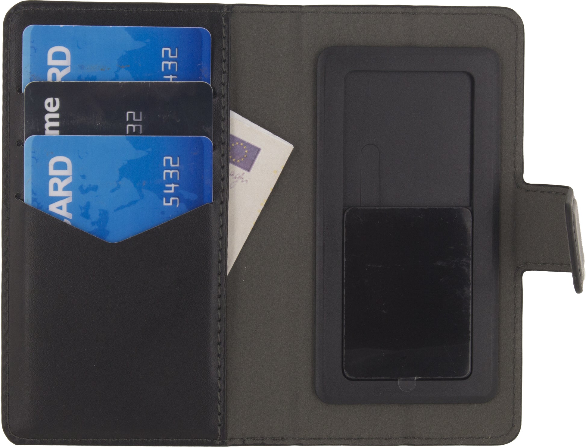 Mobilize Classic Universal Wallet Book Case L Black