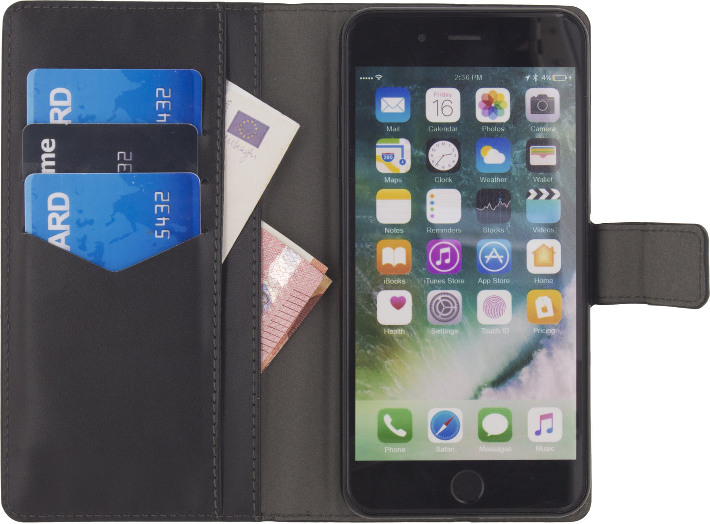 Mobilize Classic Universal Wallet Book Case Xl Black
