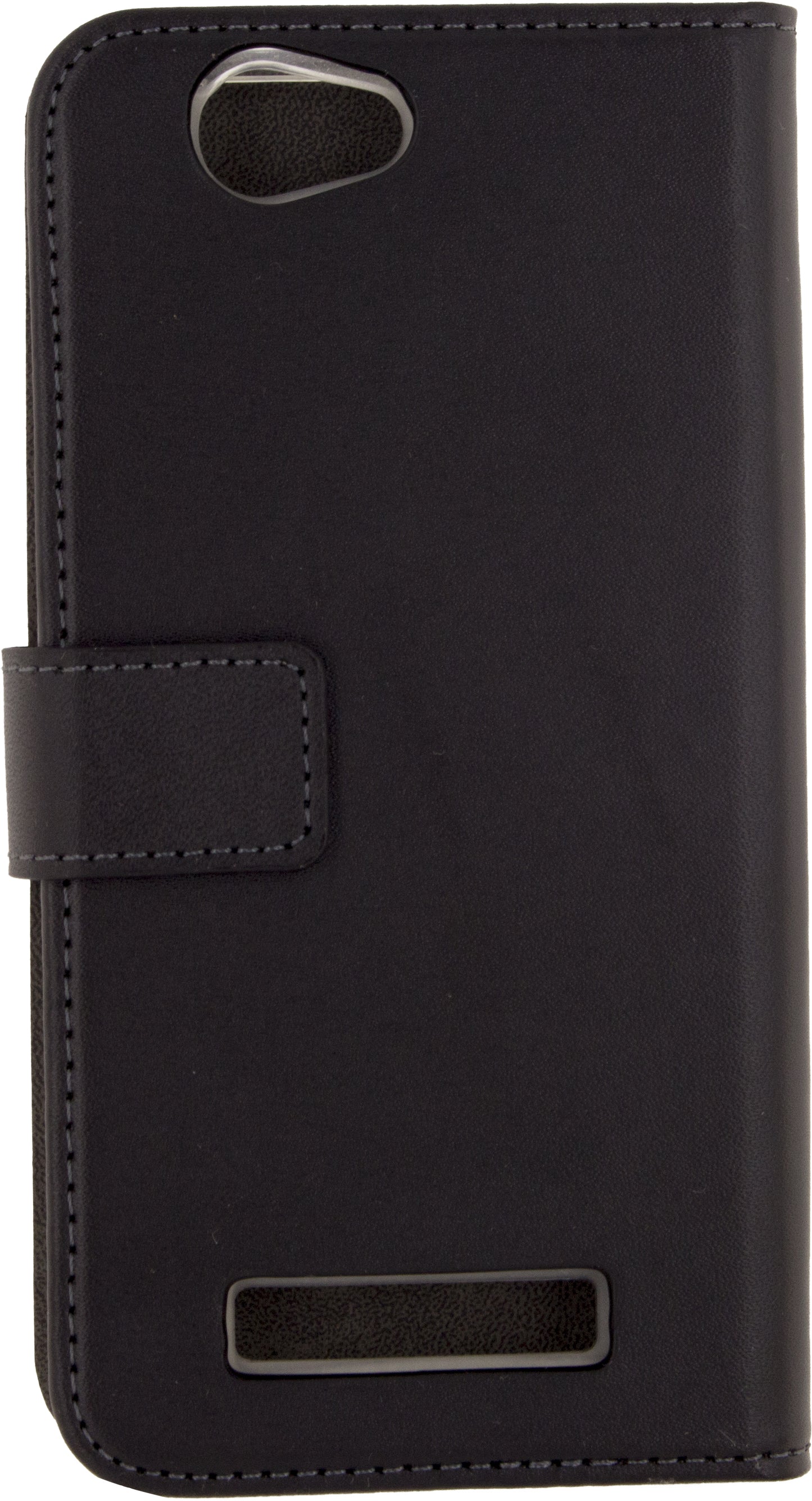 Mobilize Classic Gelly Wallet Book Case Wileyfox Spark + Black