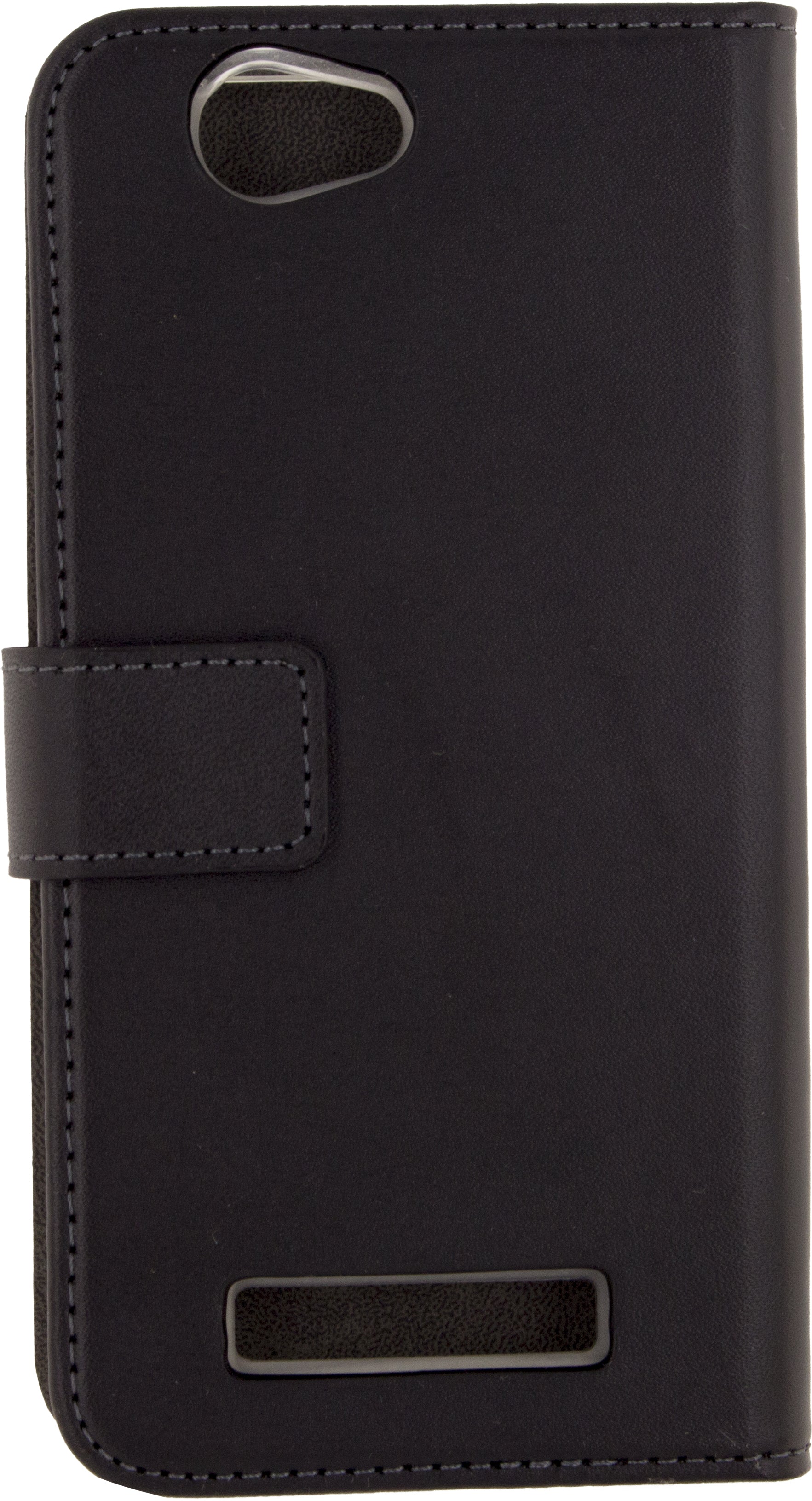 Mobilize Classic Gelly Wallet Book Case Wileyfox Spark + Black