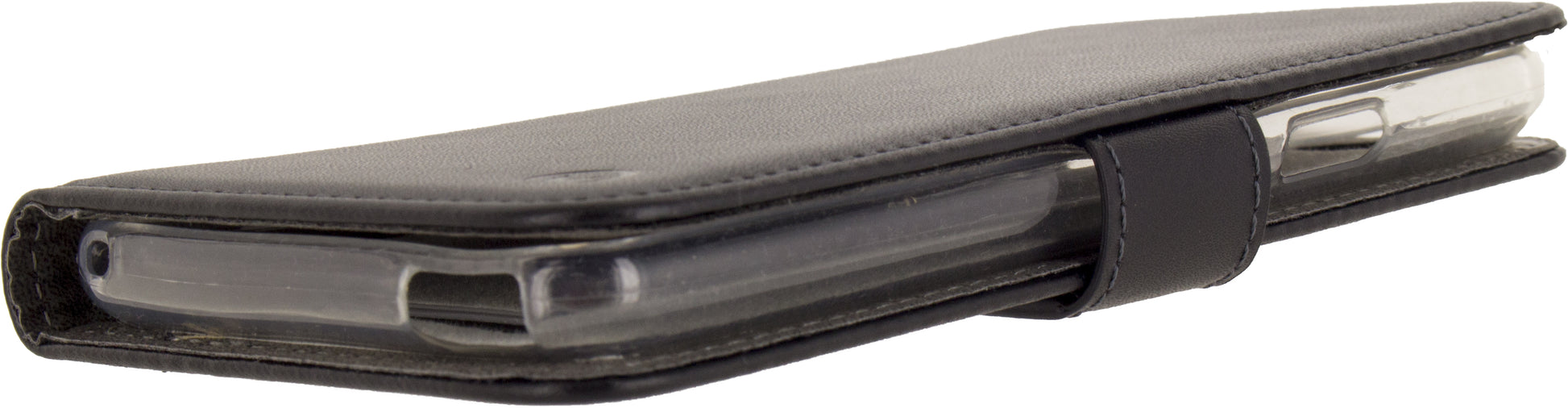 Mobilize Classic Gelly Wallet Book Case Wileyfox Spark + Black