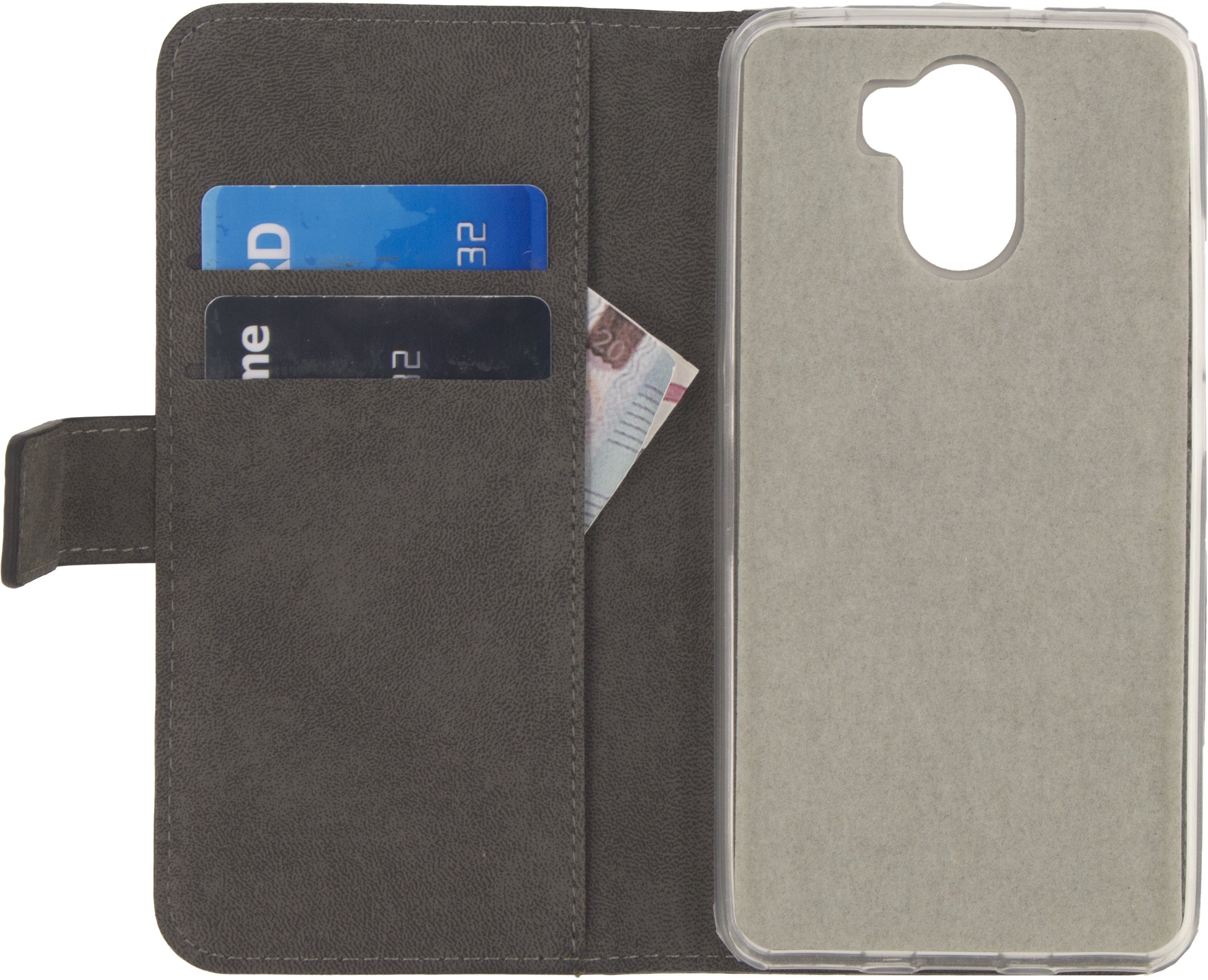Mobilize Classic Gelly Wallet Book Case Wileyfox Swift 2 Black