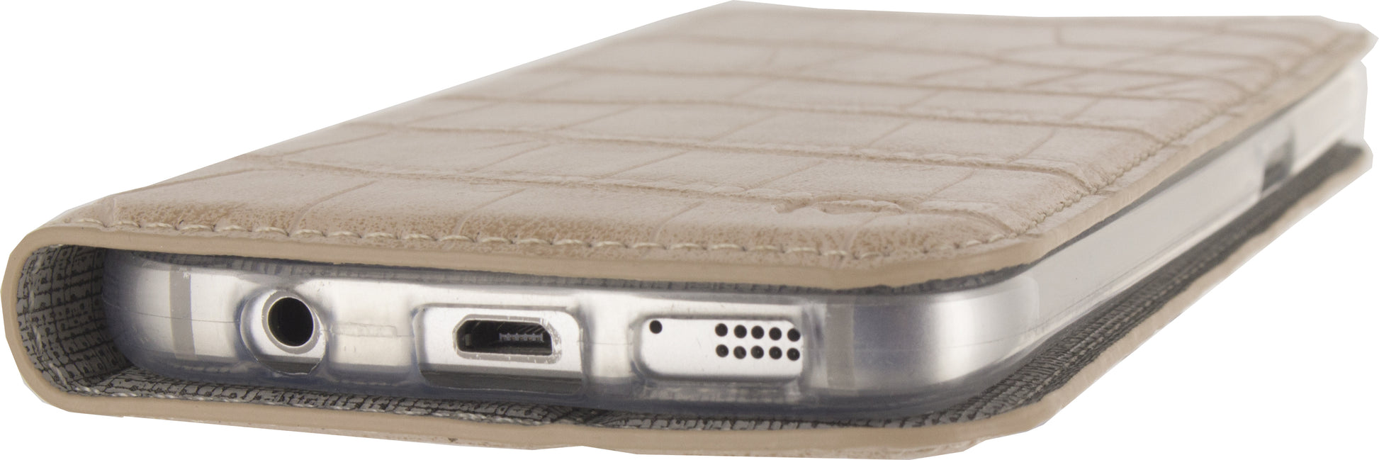 Mobilize Premium Gelly Book Case Samsung Galaxy S7 Alligator Peanut Brown