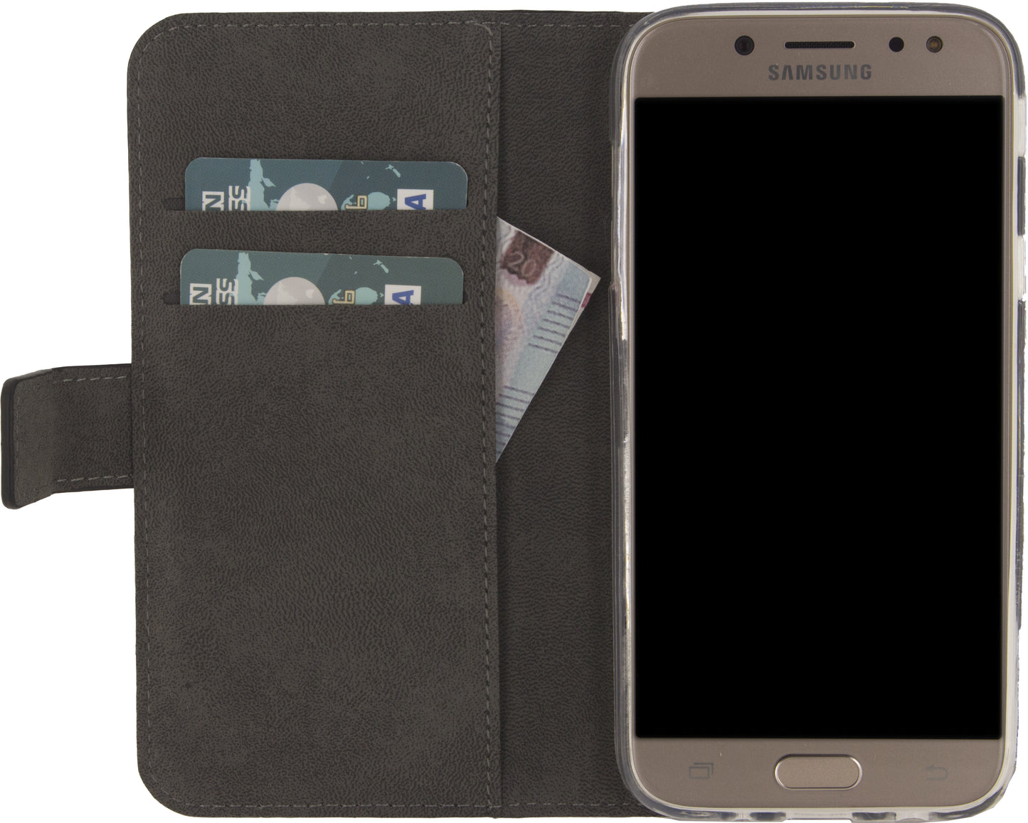 Mobilize Classic Gelly Wallet Book Case Samsung Galaxy J7 2017 Black